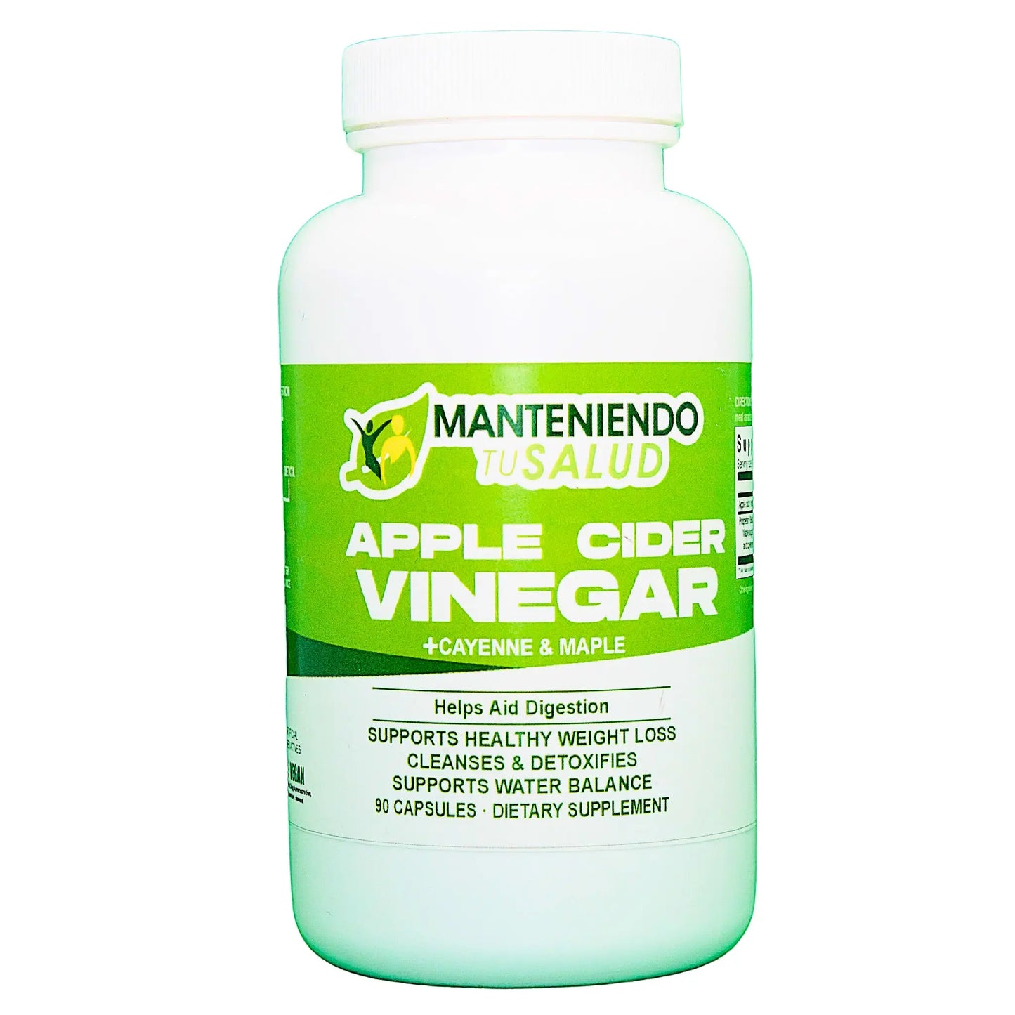 Apple Cider Vinegar, 90 Capsules Manteniendo Tu Salud