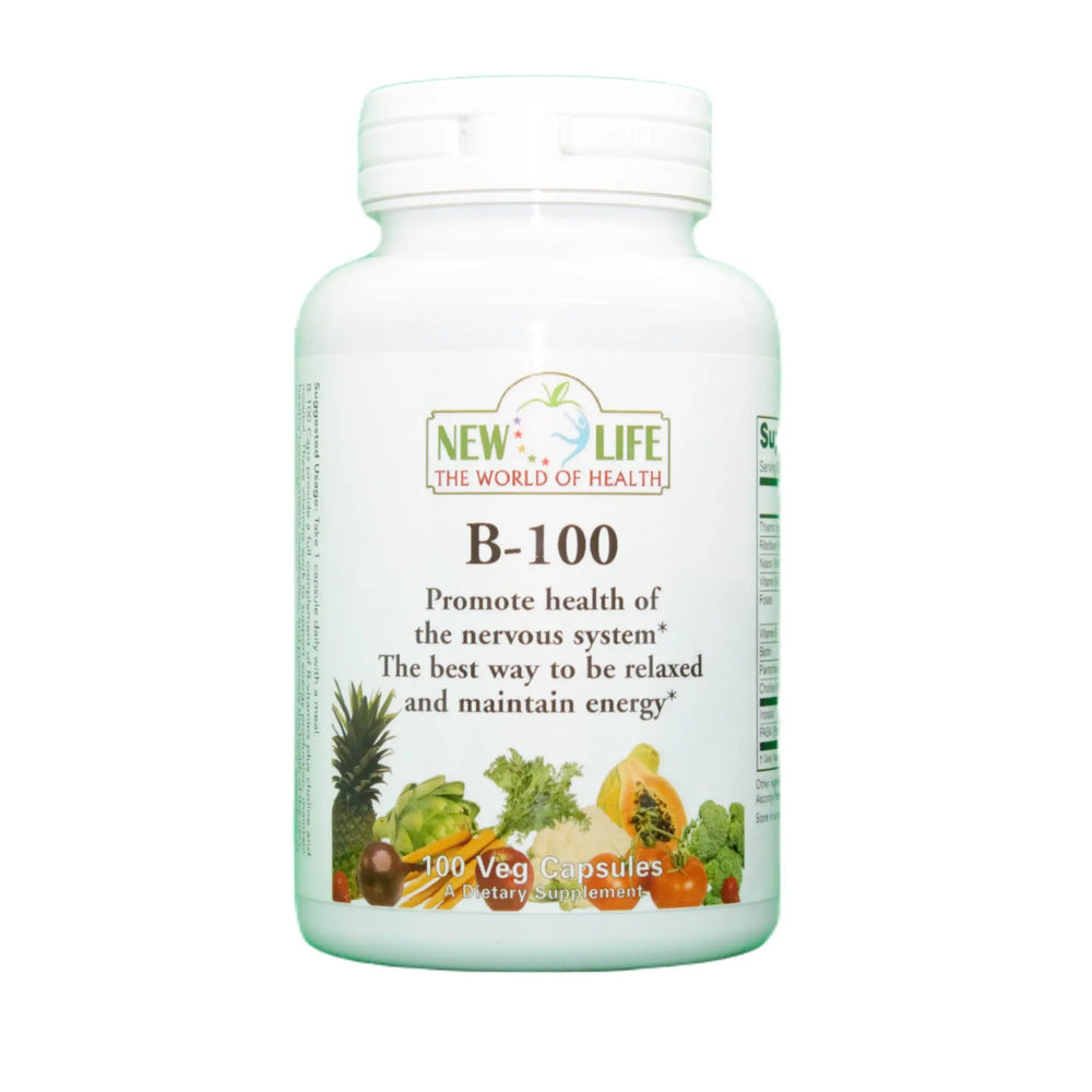 
                  
                    B-100, 100 Veg Capsules Manteniendo Tu Salud
                  
                