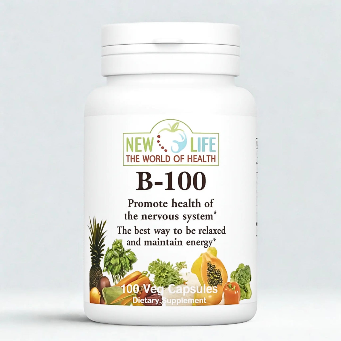 B-100, 100 Veg Capsules Manteniendo Tu Salud