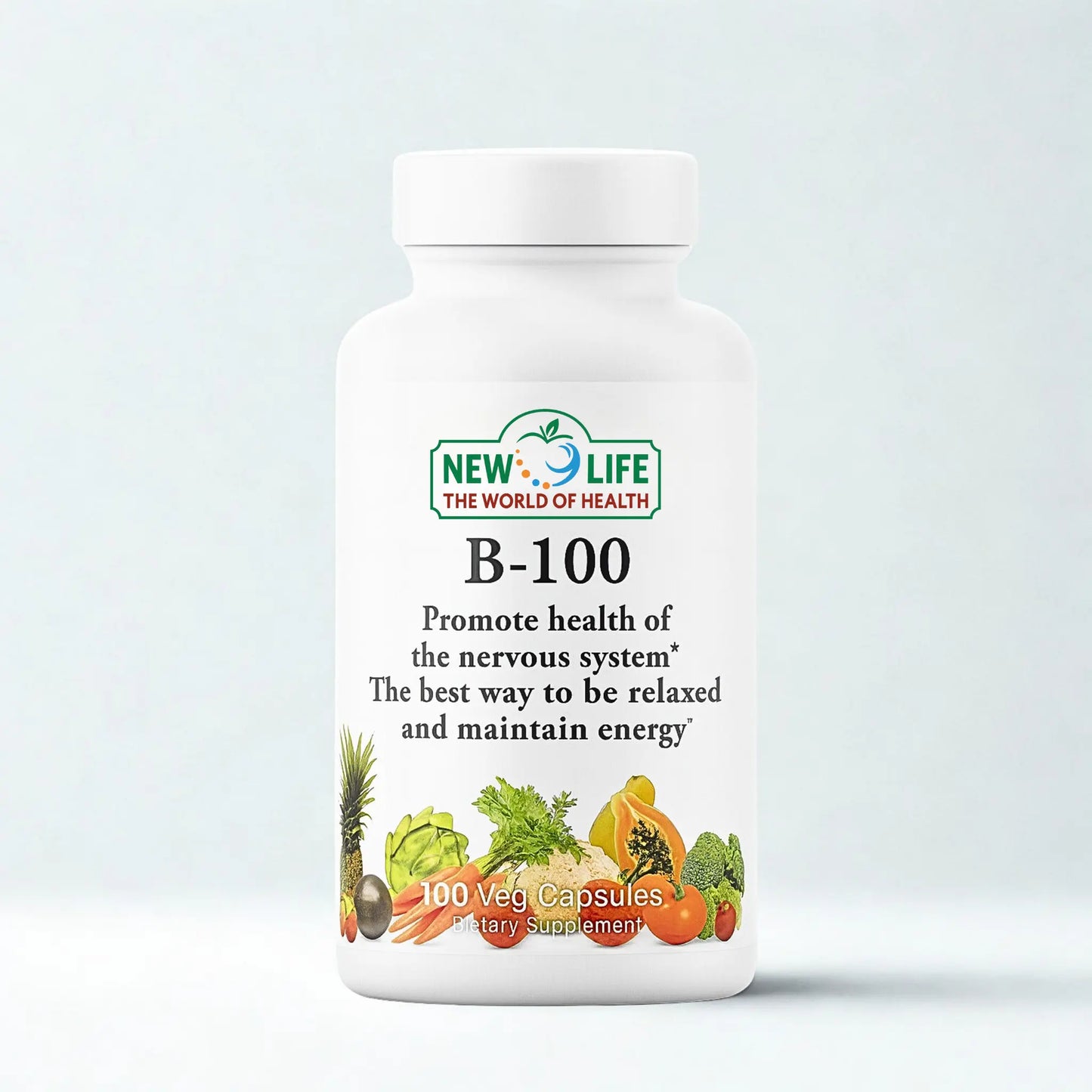 B-100, 100 Veg Capsules Manteniendo Tu Salud