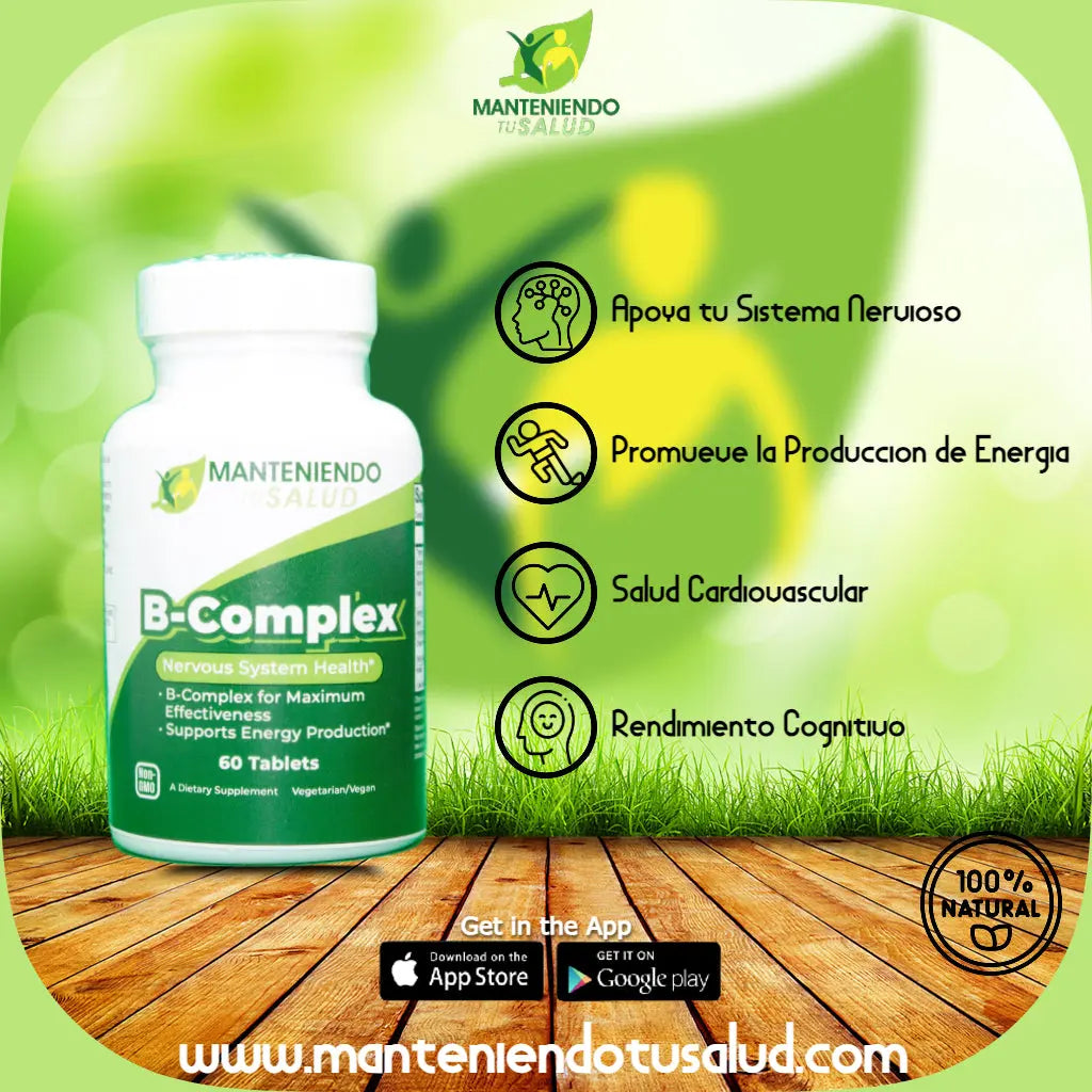 
                  
                    B-Complex, 60 Tablets Manteniendo Tu Salud
                  
                