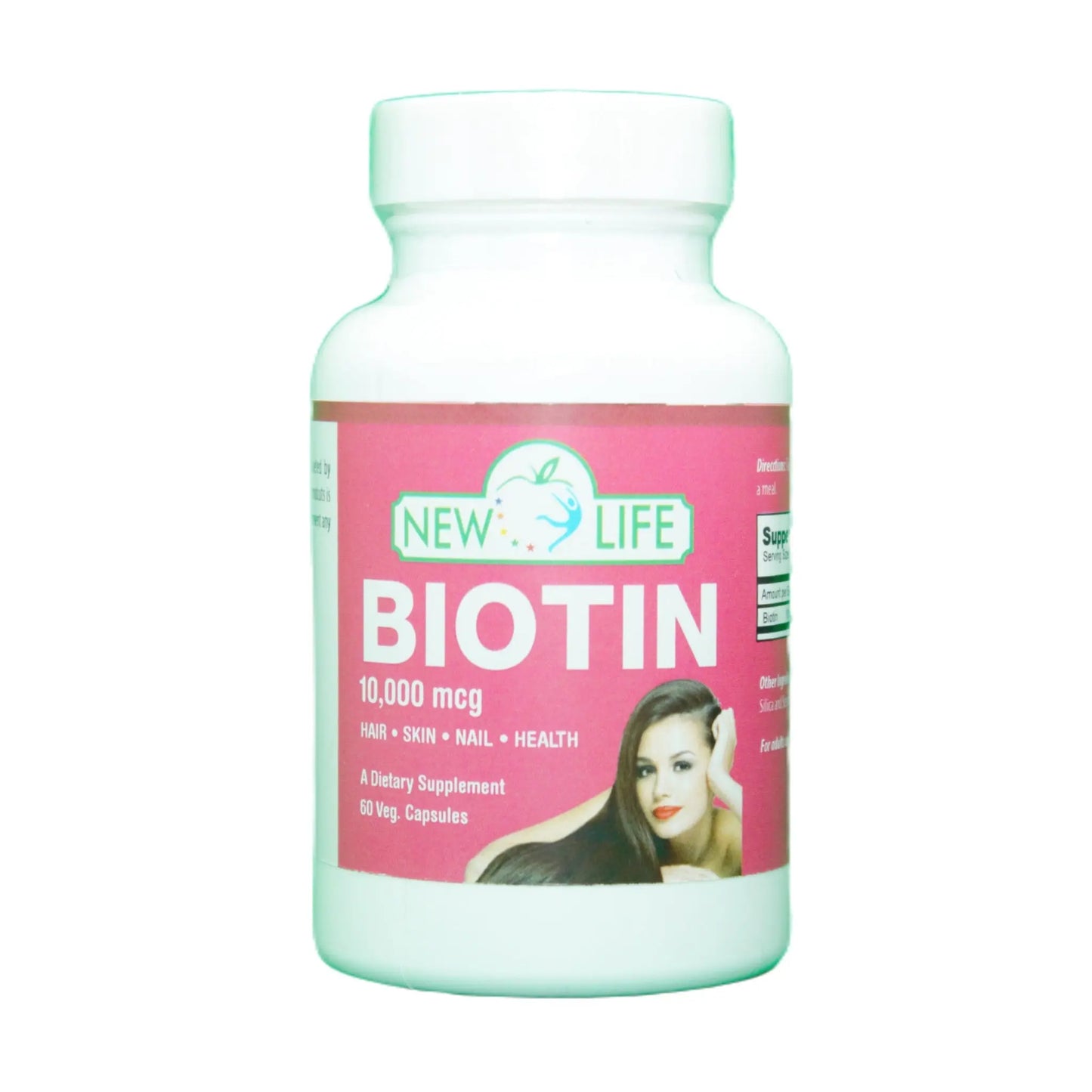 Biotin 10,000Mg, 60 Veg Capsules Manteniendo Tu Salud