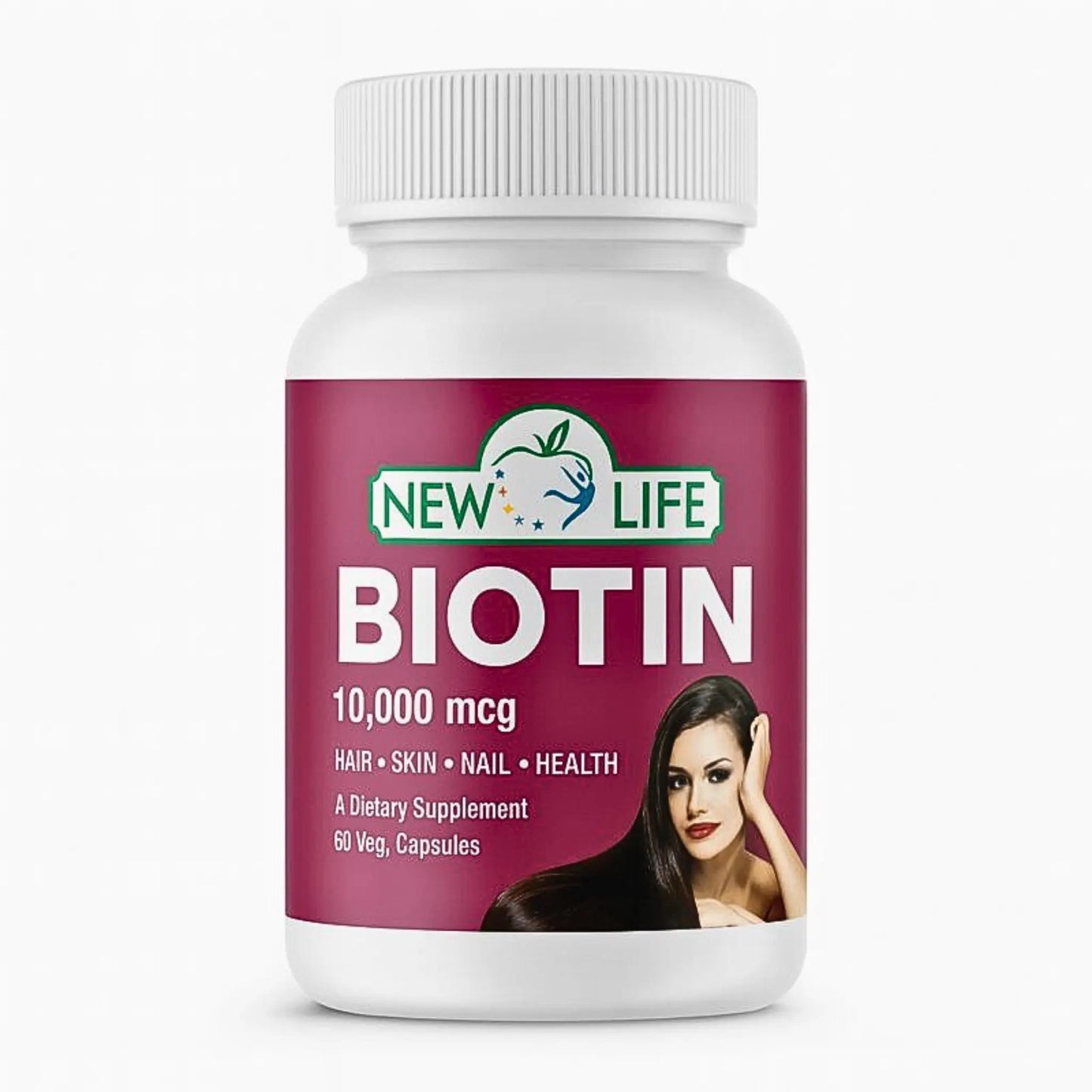 Biotin 10,000Mg, 60 Veg Capsules Manteniendo Tu Salud