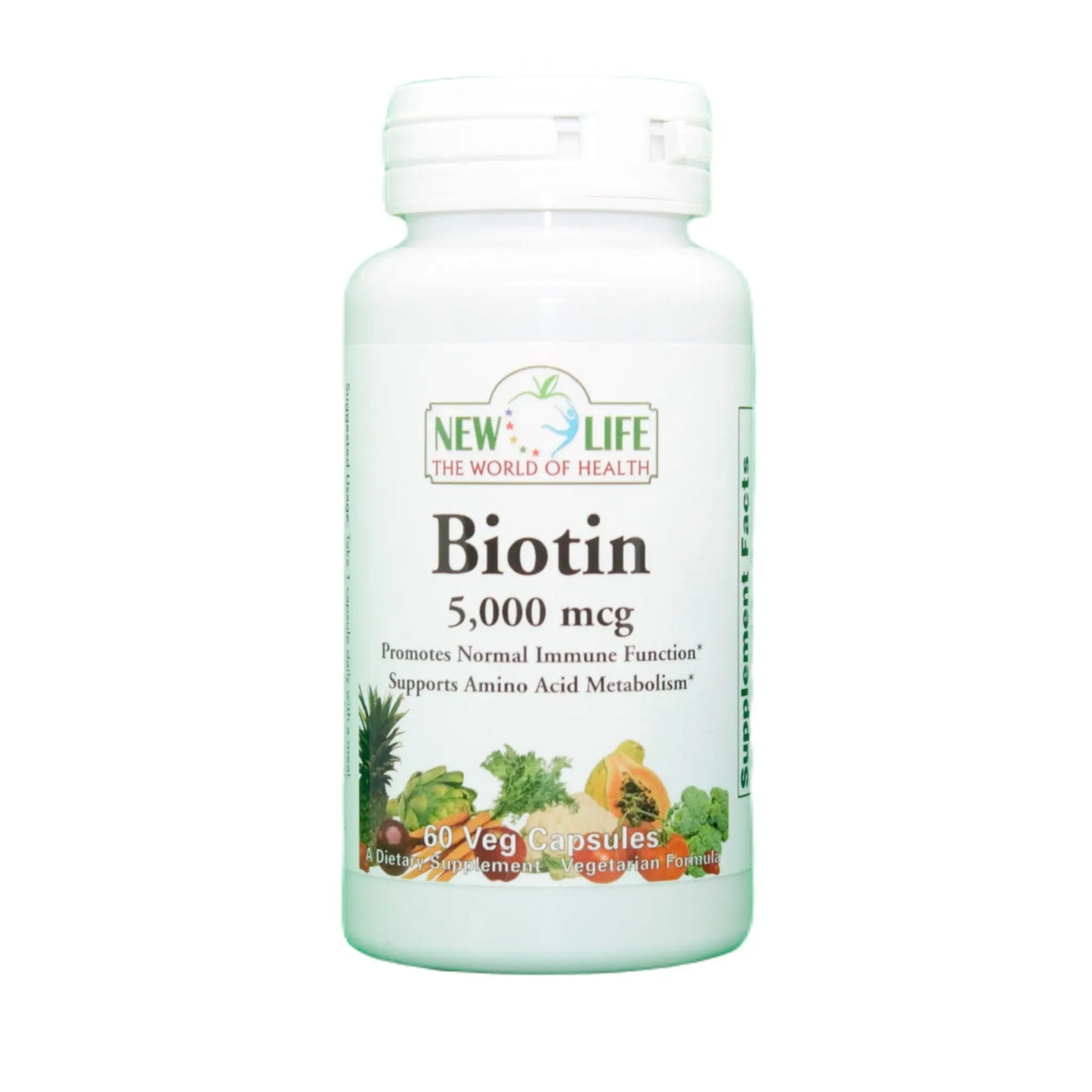 
                  
                    Biotin 5,000Mg, 60 Veg Capsules Manteniendo Tu Salud
                  
                