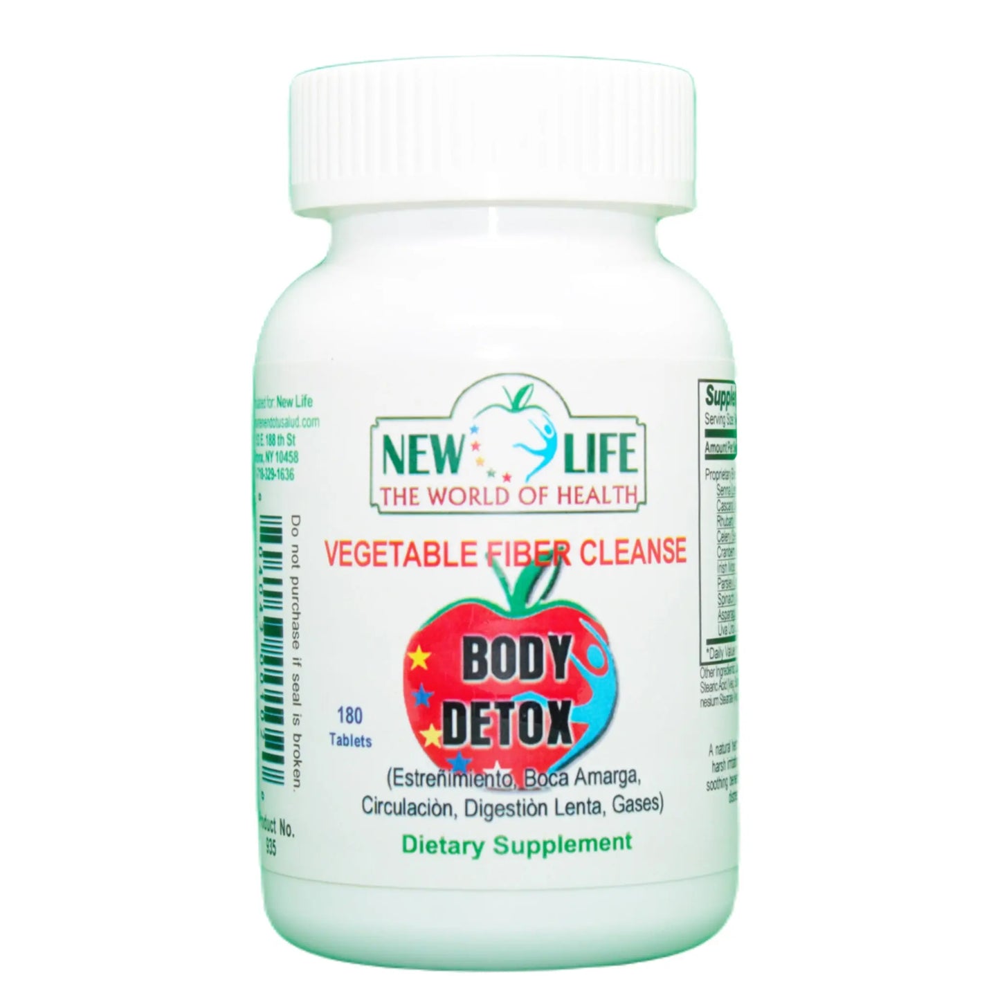 Body Detox, 180 Tablets Manteniendo Tu Salud