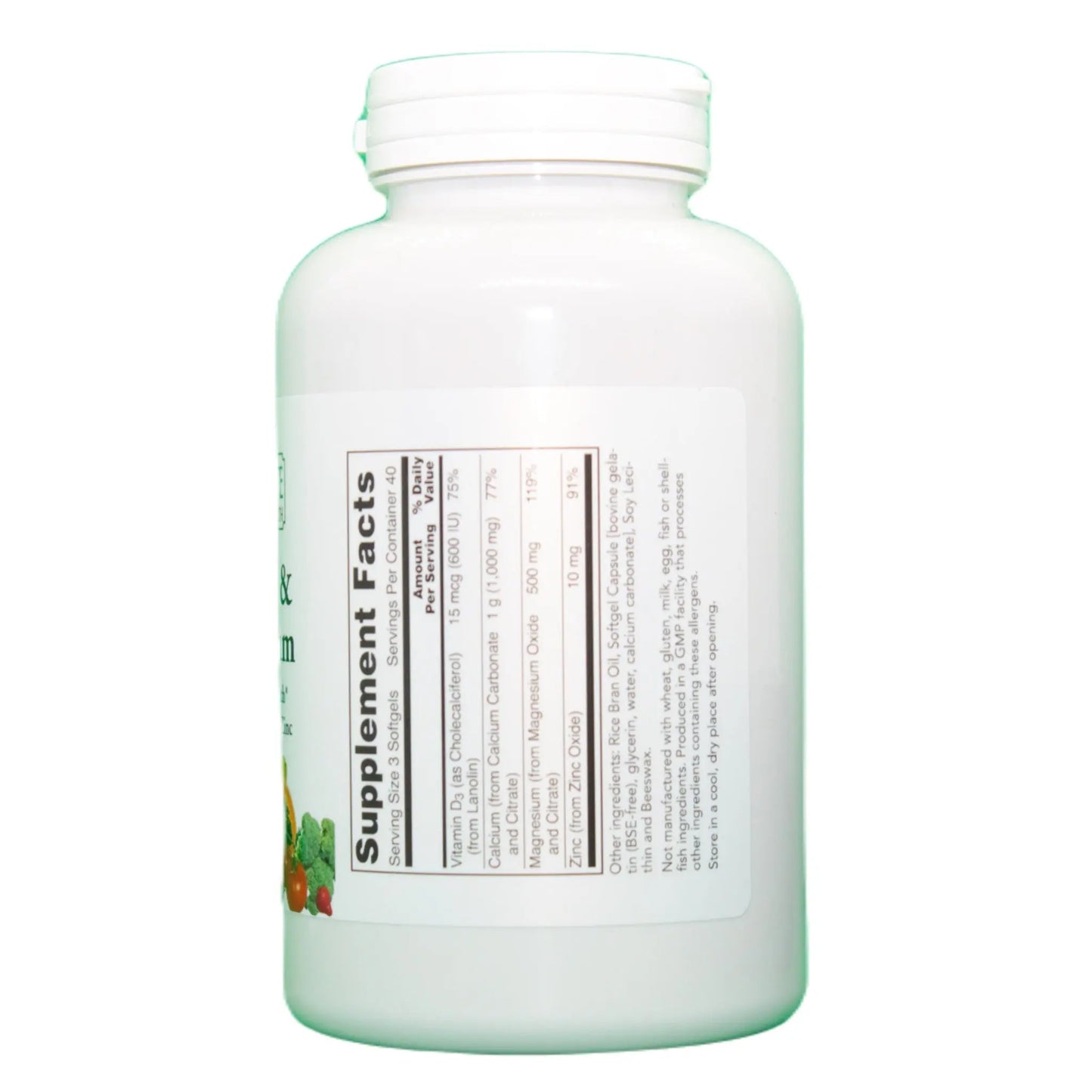 
                  
                    Calcium Magnesium, 120 Softgels Manteniendo Tu Salud
                  
                