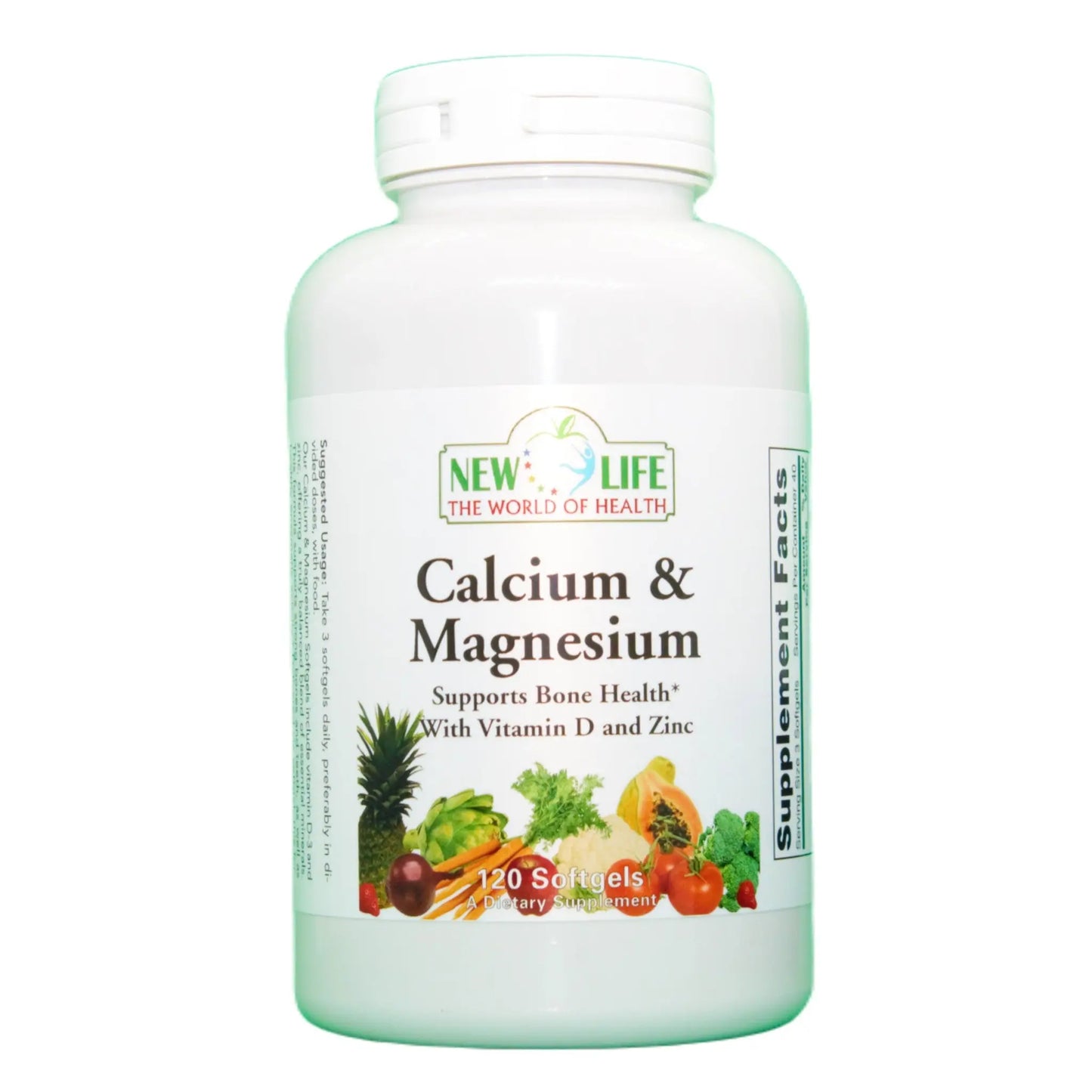 Calcium Magnesium, 120 Softgels Manteniendo Tu Salud