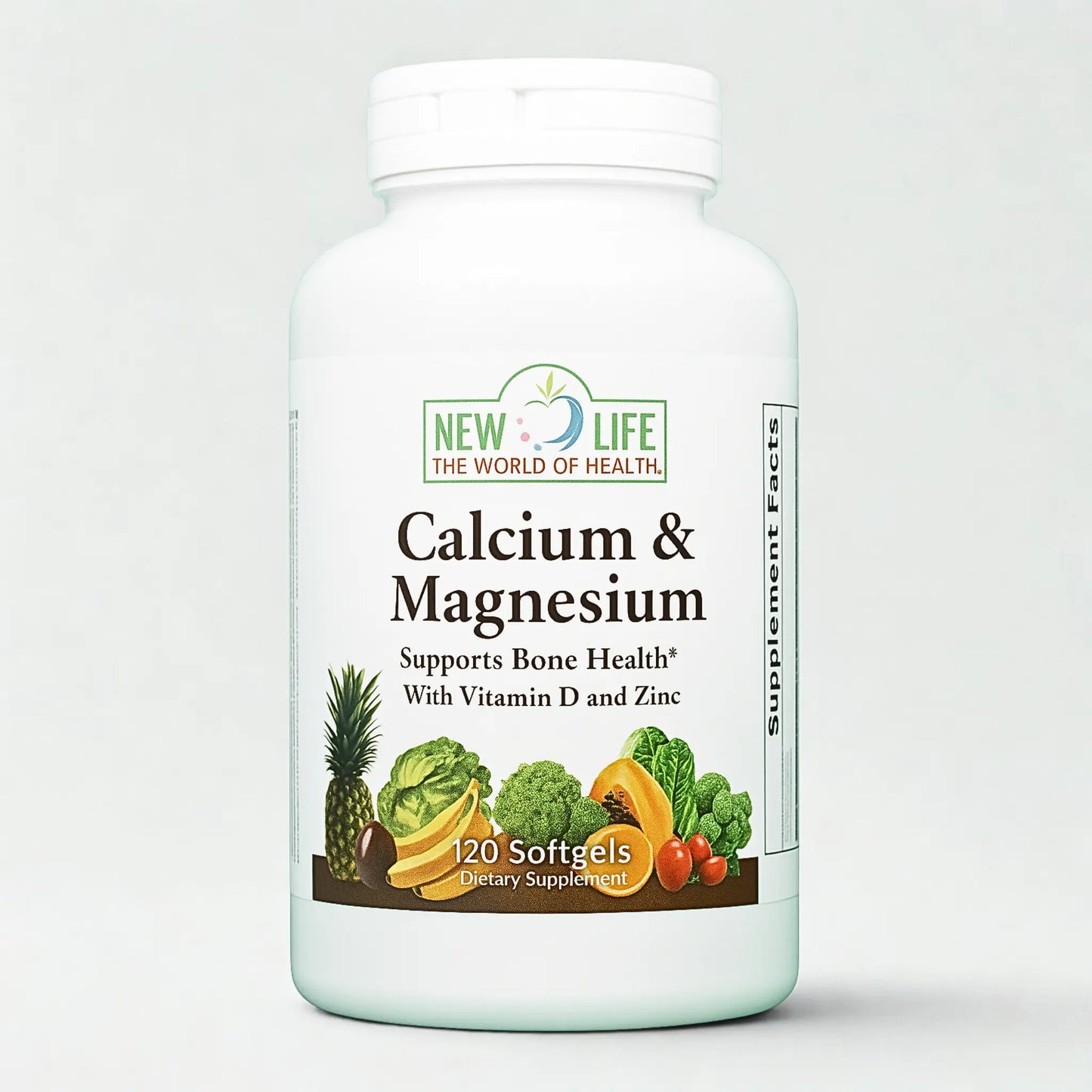 Calcium Magnesium, 120 Softgels Manteniendo Tu Salud