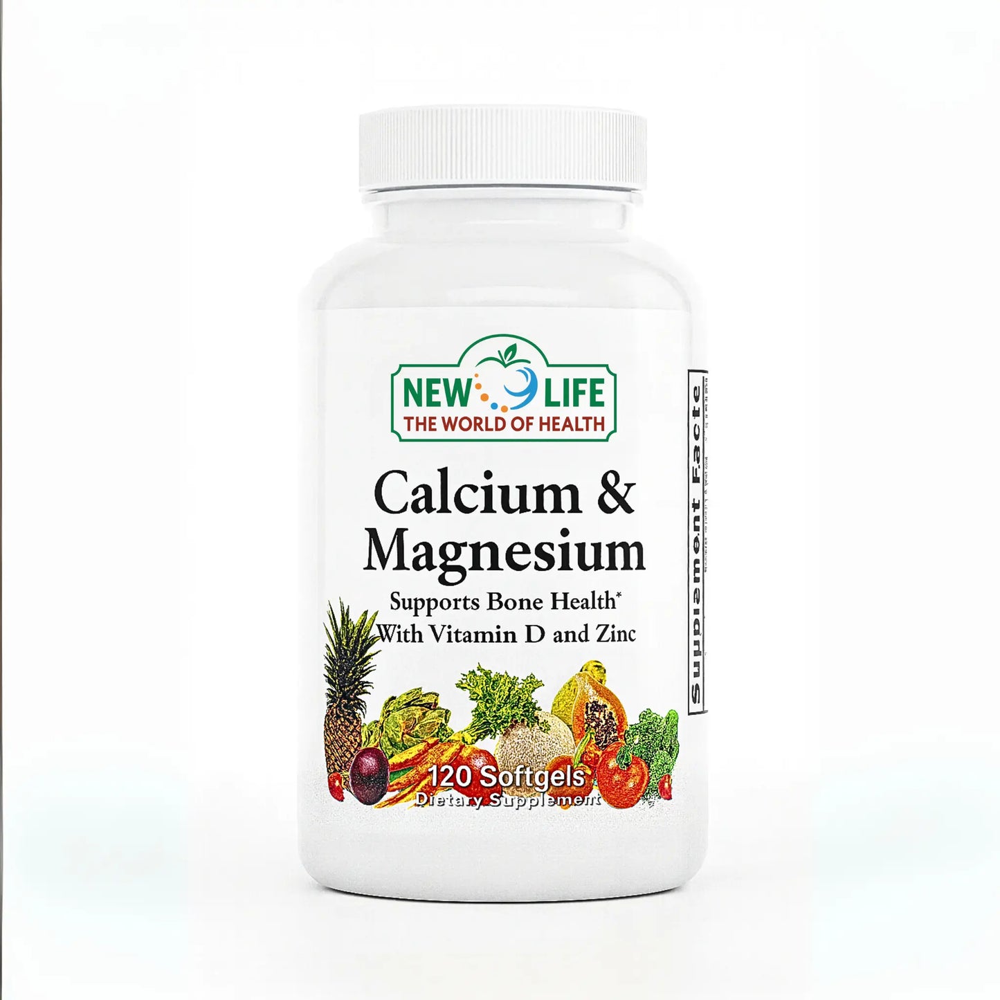 Calcium Magnesium, 120 Softgels Manteniendo Tu Salud