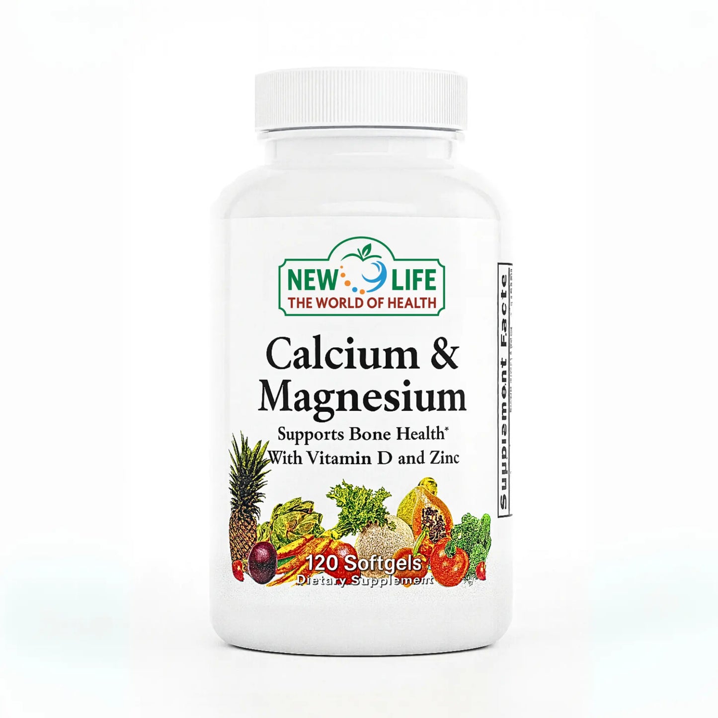 Calcium Magnesium, 120 Softgels Manteniendo Tu Salud