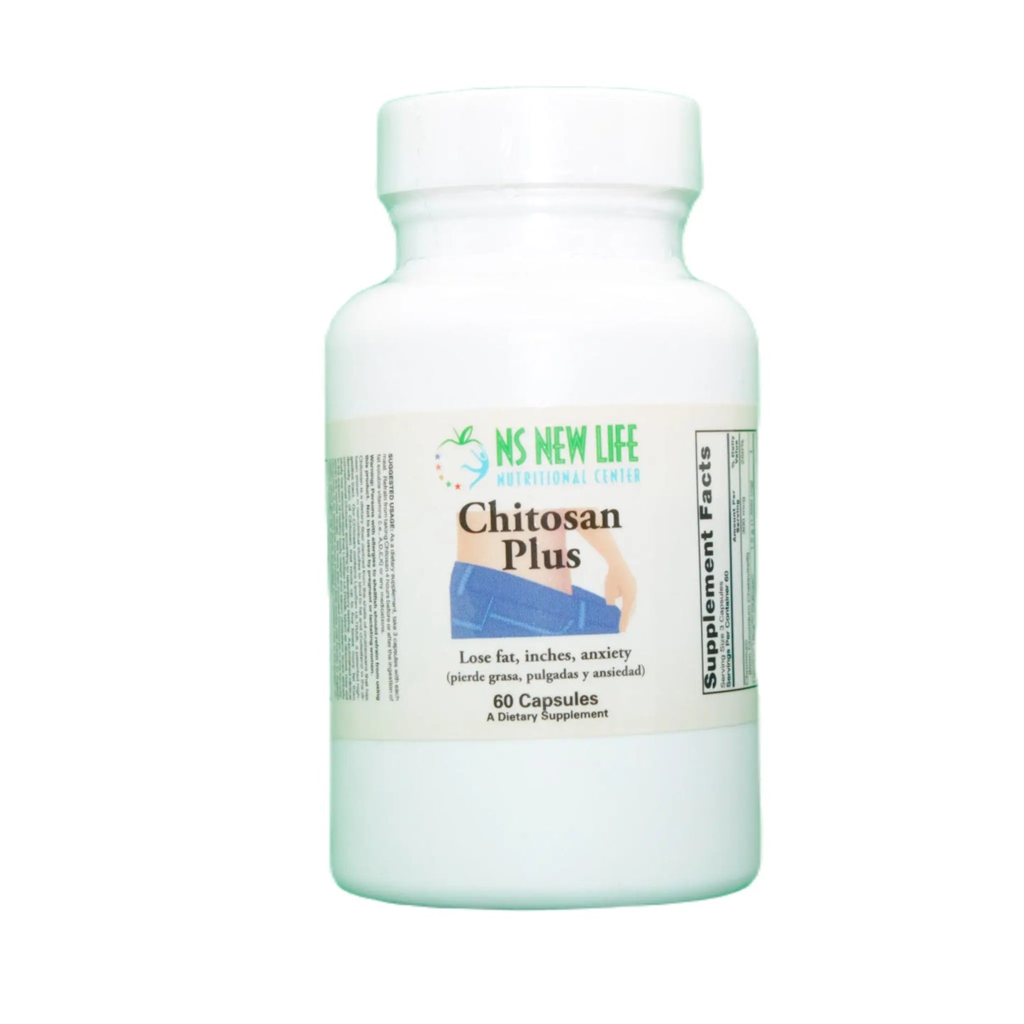 Chitosan Plus, 1,500mg, 60 Capsules Manteniendo Tu Salud