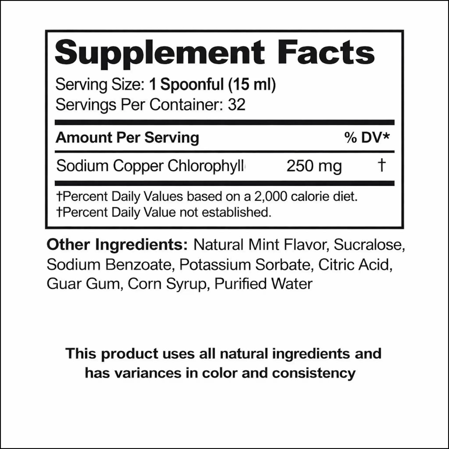 Chlorophyll Liquid, 16 Oz Manteniendo Tu Salud