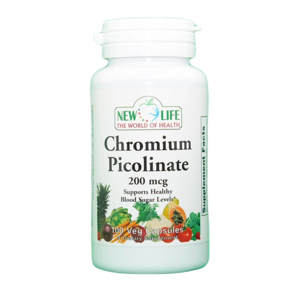 Chromium Picolinate, 200mcg, 100 Veg Capsules Manteniendo Tu Salud