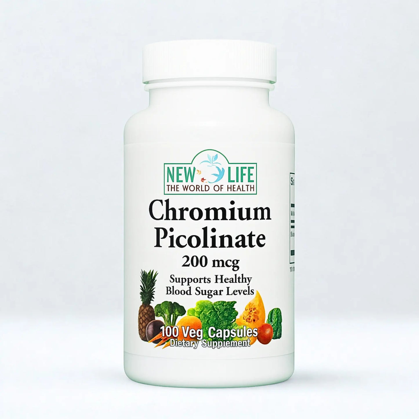 Chromium Picolinate, 200mcg, 100 Veg Capsules Manteniendo Tu Salud