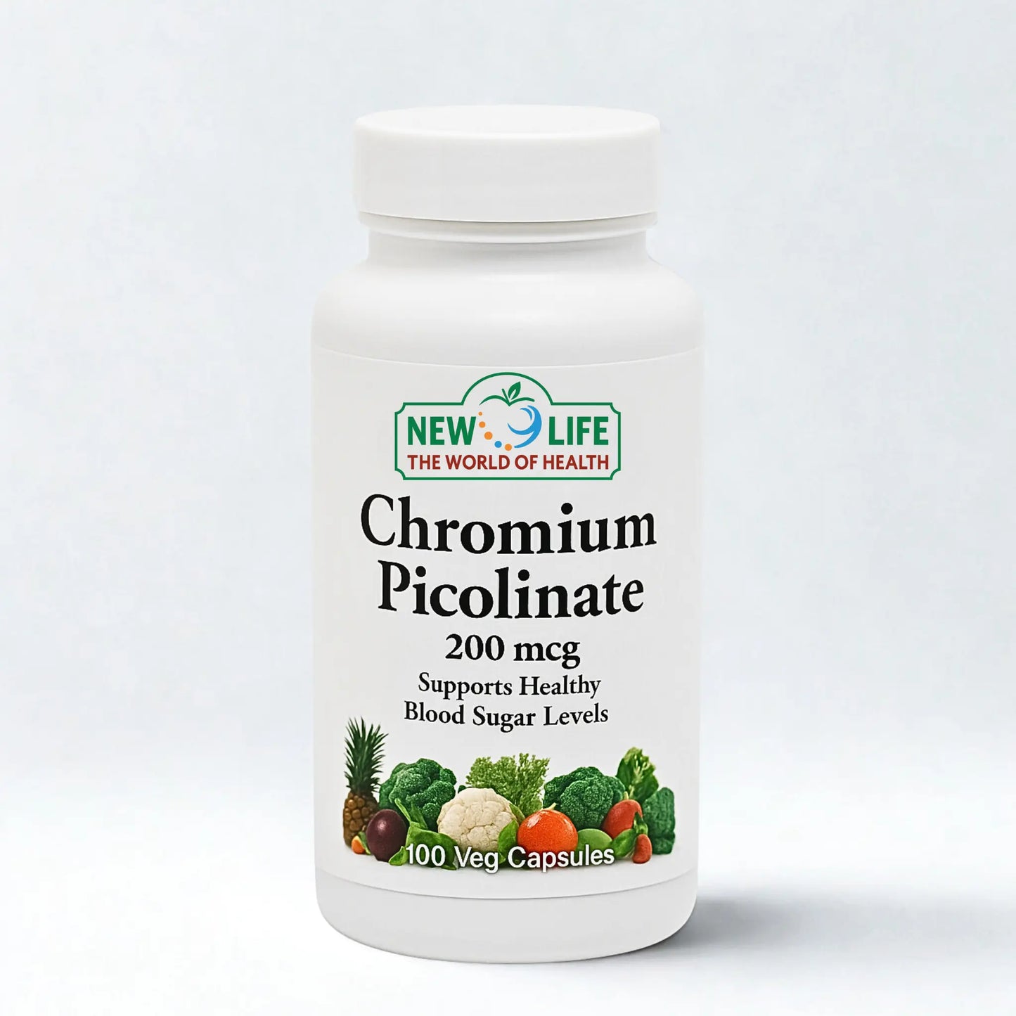 Chromium Picolinate, 200mcg, 100 Veg Capsules Manteniendo Tu Salud