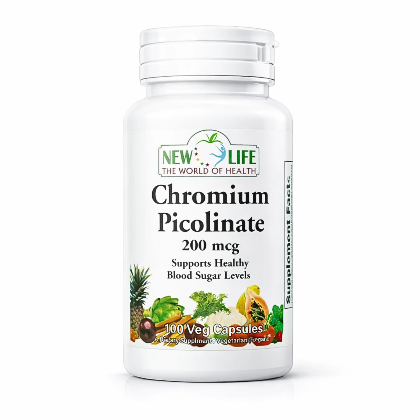 Chromium Picolinate, 200mcg, 100 Veg Capsules Manteniendo Tu Salud