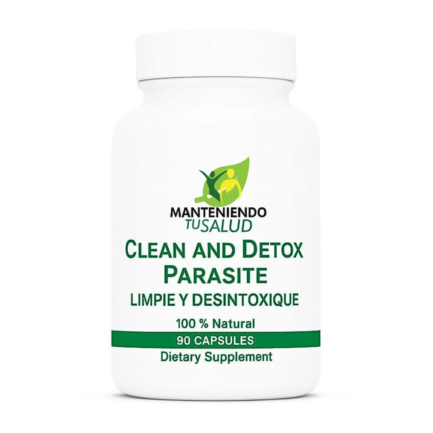 Clean and Detox Parasite, 300mg, 90 Capsules Manteniendo Tu Salud