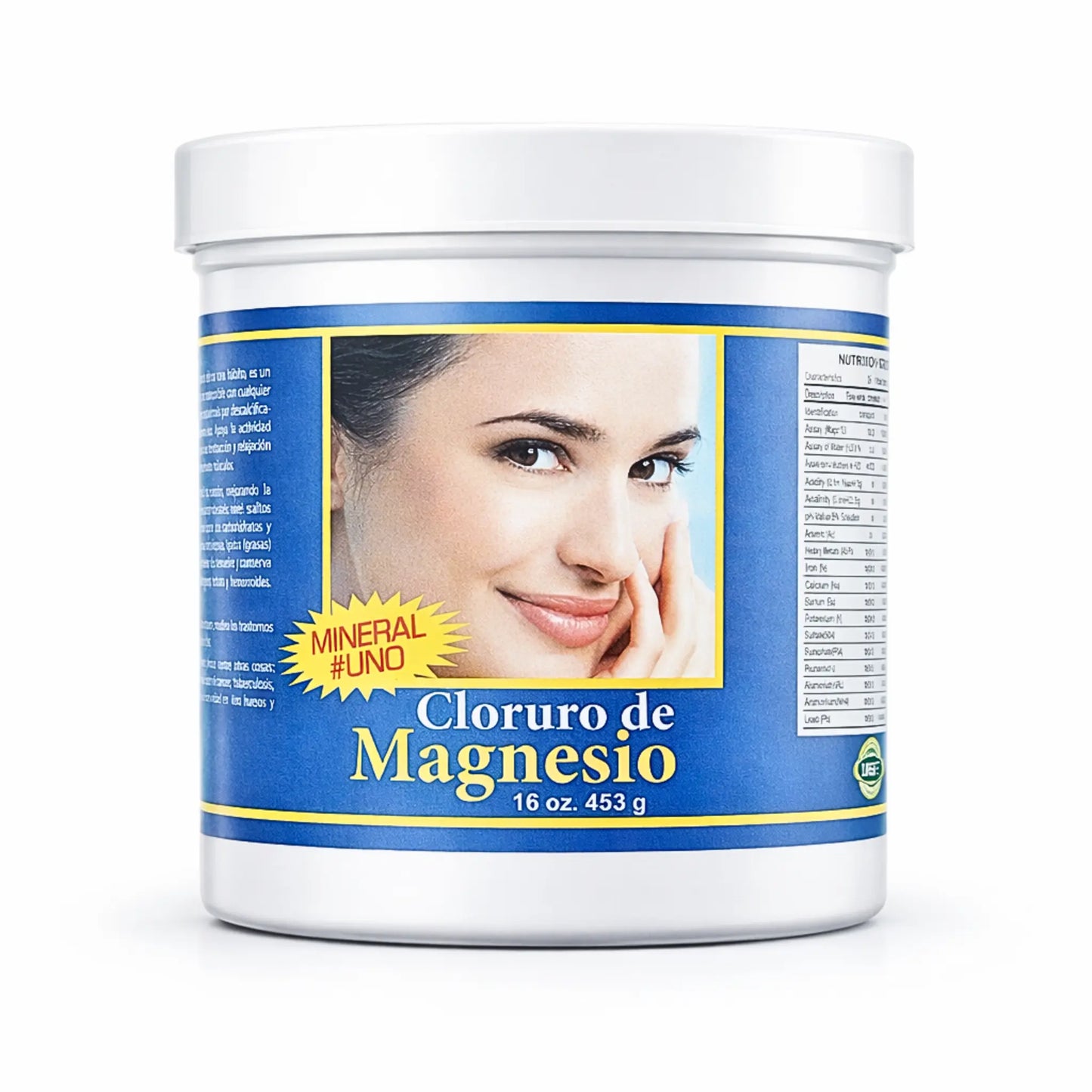 Cloruro de Magnesio Powder, 16 Oz Manteniendo Tu Salud