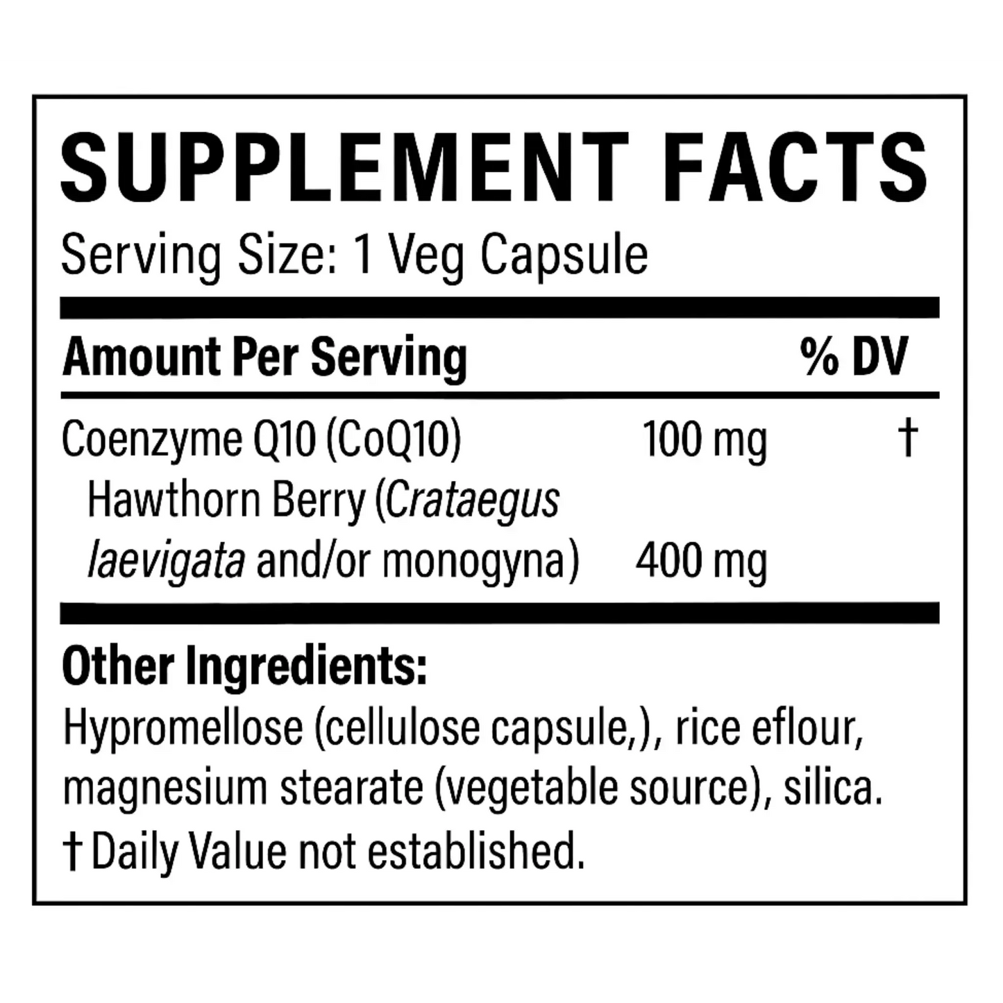 Coq-10, 100mg, 30 Veg Capsules Manteniendo Tu Salud