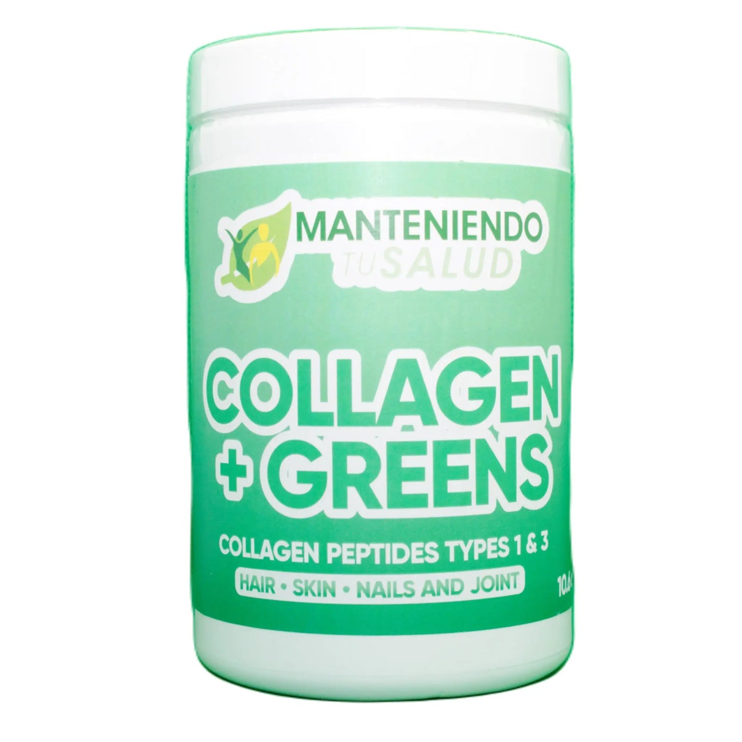 Collagen Greens Powder, 10.6 Oz Manteniendo Tu Salud