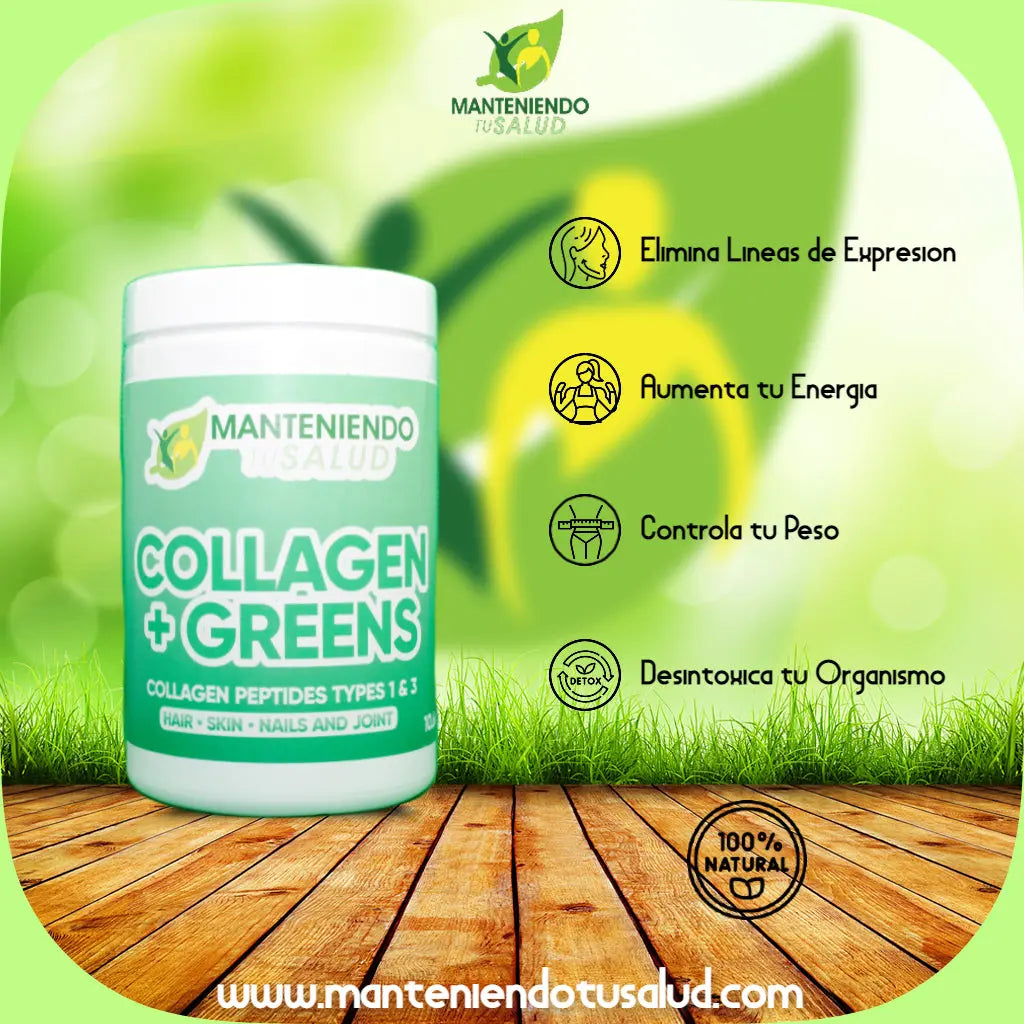 
                  
                    Collagen Greens Powder, 10.6 Oz Manteniendo Tu Salud
                  
                