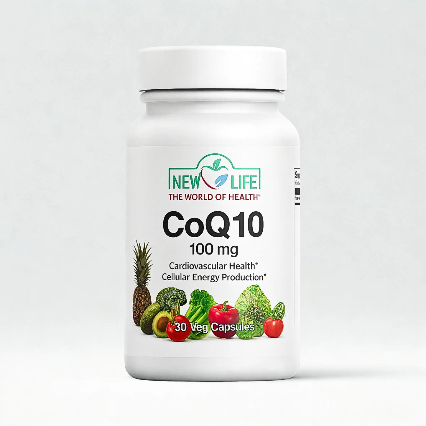 Coq-10, 100mg, 30 Veg Capsules Manteniendo Tu Salud