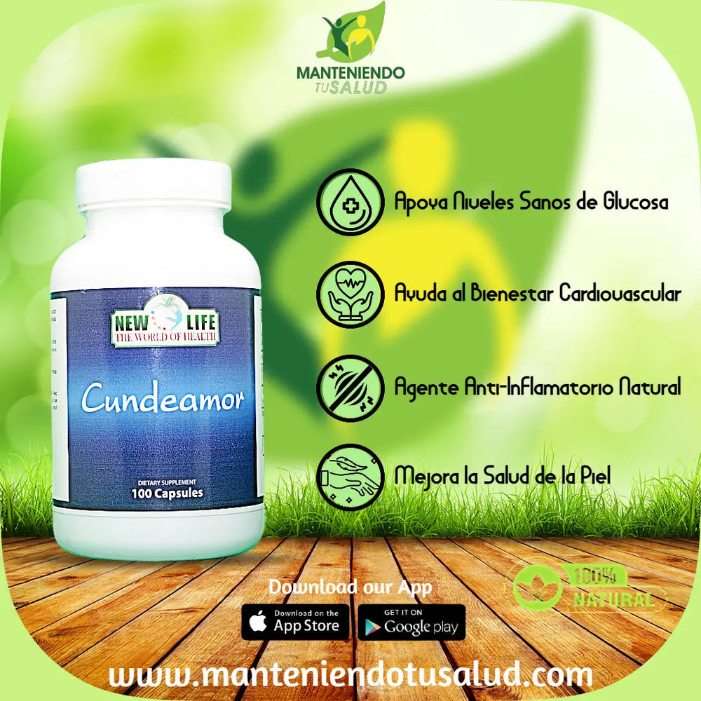 
                  
                    Cundeamor, 100mg, 100 Capsules Manteniendo Tu Salud
                  
                