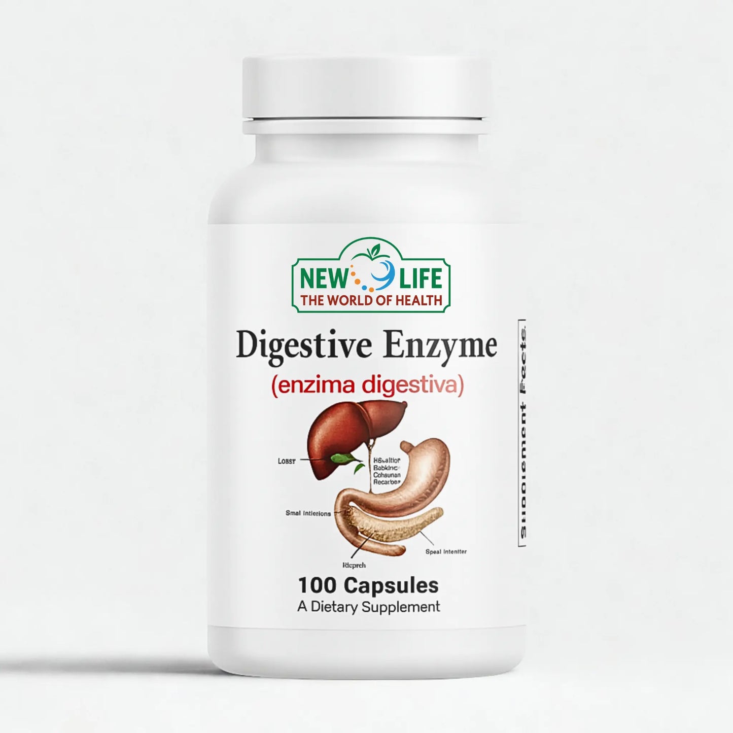 Digestive Enzyme, 200mg, 100 Capsules Manteniendo Tu Salud