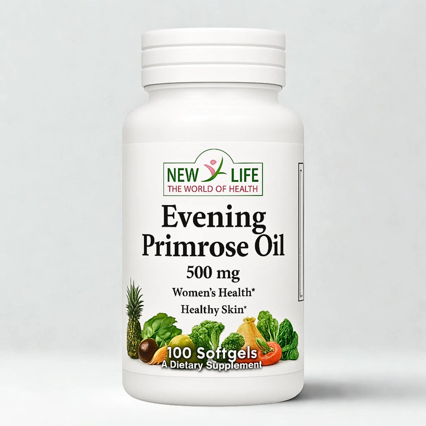 Evening Primrose Oil, 500mg, 100 Softgels Manteniendo Tu Salud