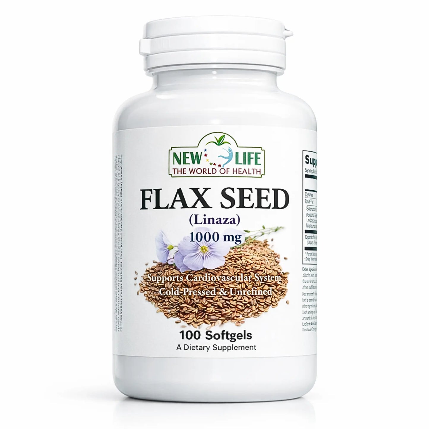 Flax Seed, 3000mg, 100 Softgels Manteniendo Tu Salud