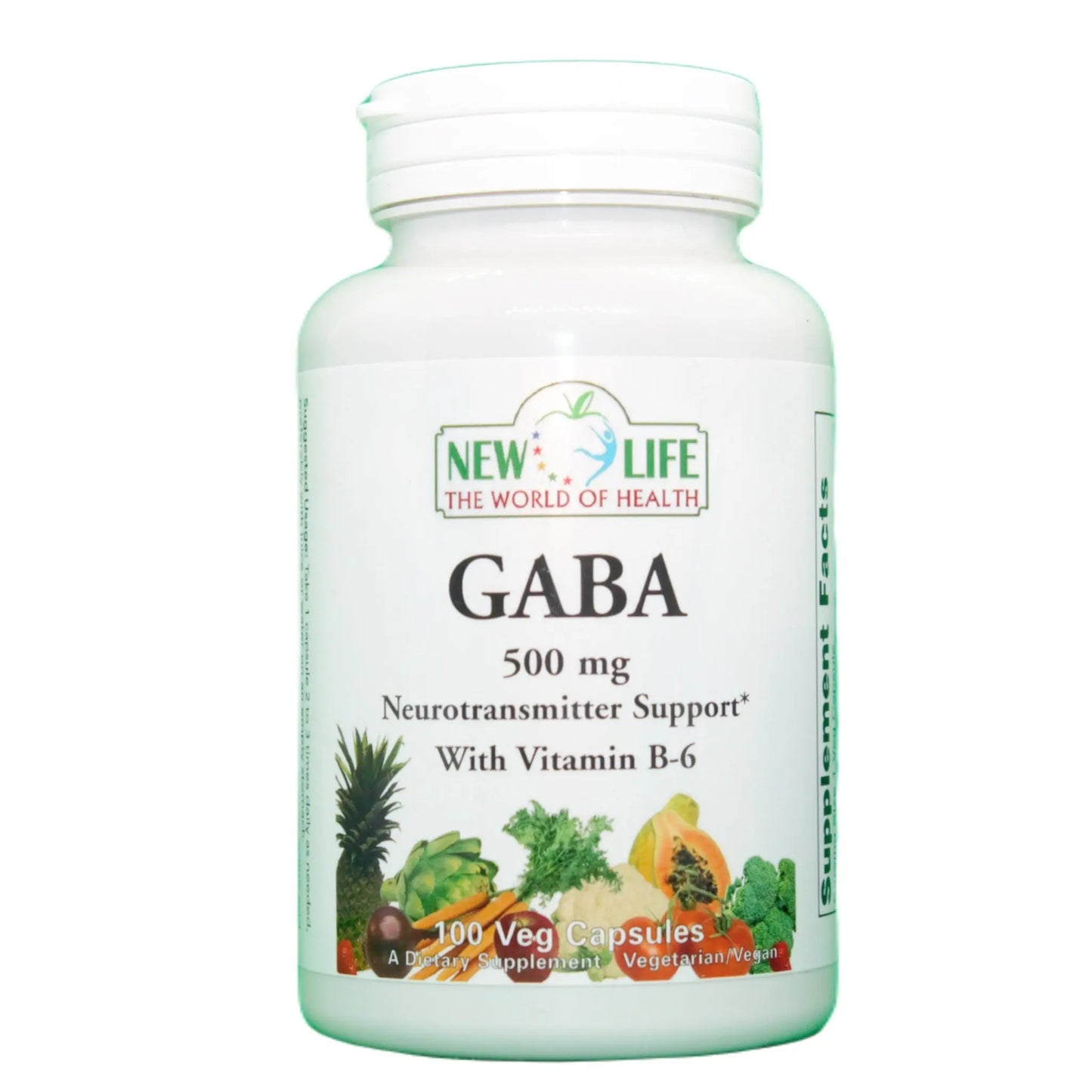 
                  
                    Gaba, 500mg, 100 Veg Capsules Manteniendo Tu Salud
                  
                