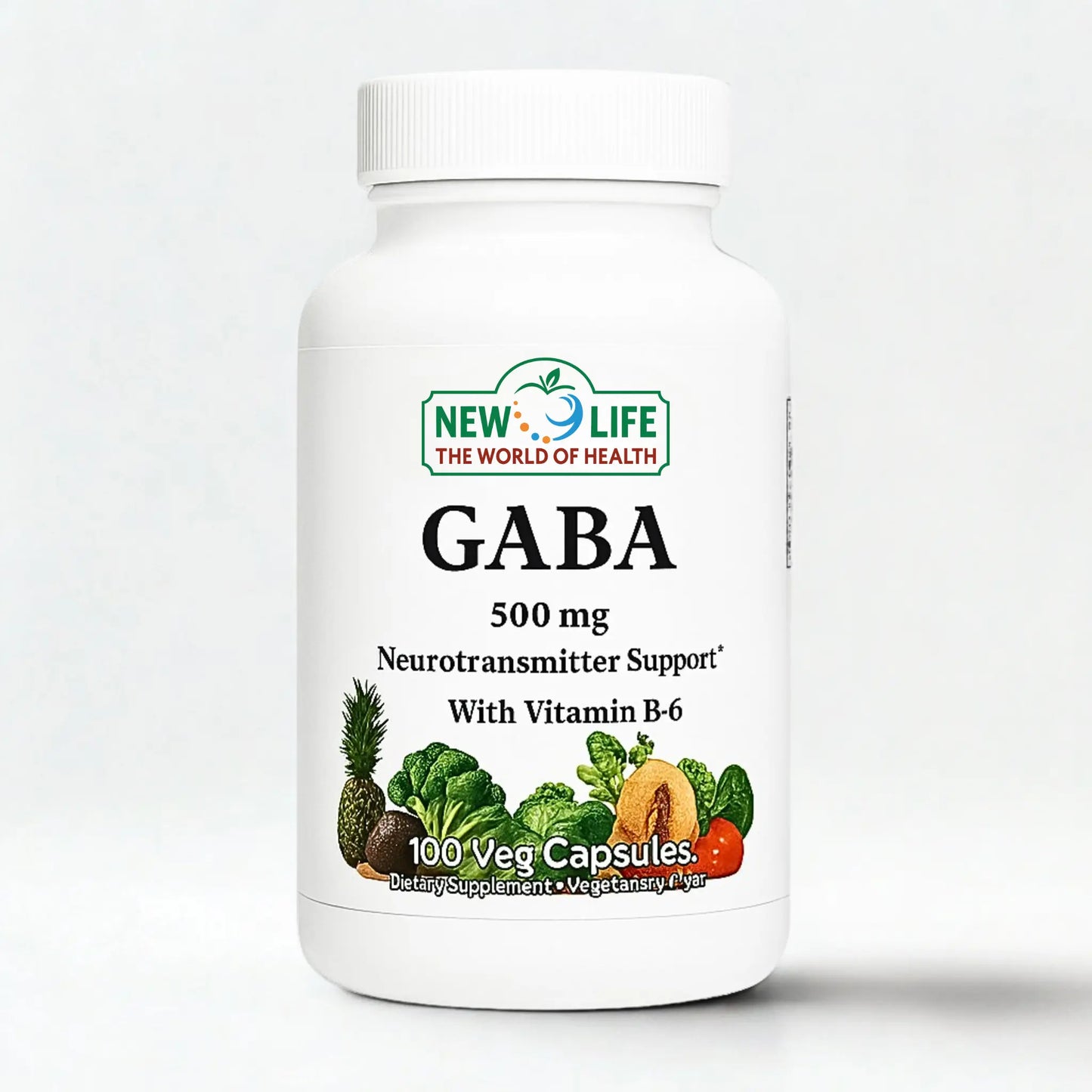 Gaba, 500mg, 100 Veg Capsules Manteniendo Tu Salud