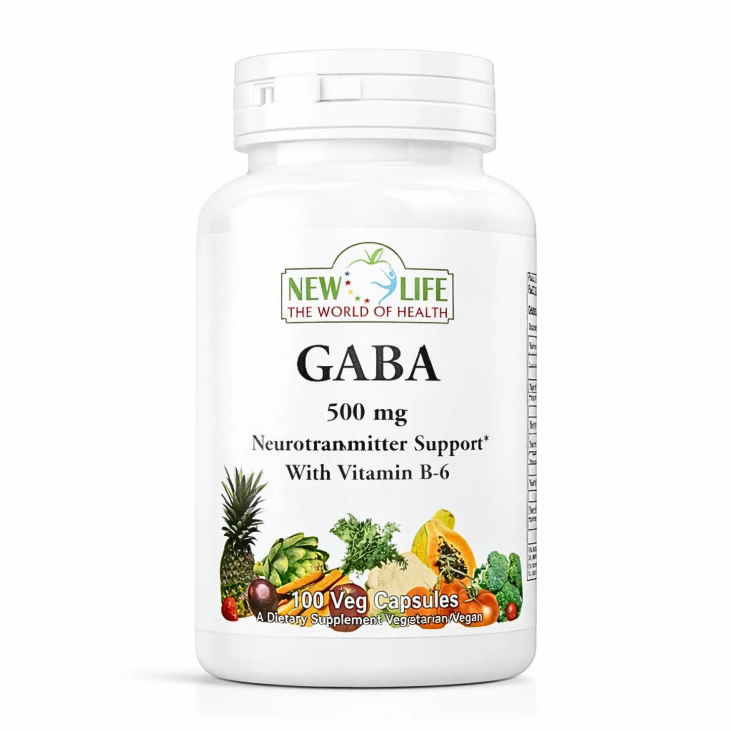 Gaba, 500mg, 100 Veg Capsules Manteniendo Tu Salud