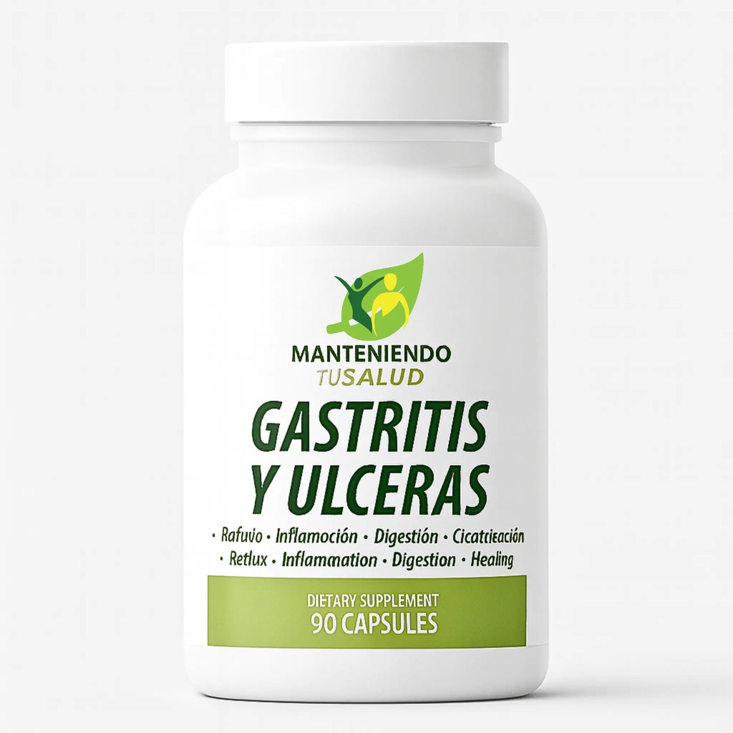 Gastritis y Ulceras, 90 Capsules Manteniendo Tu Salud