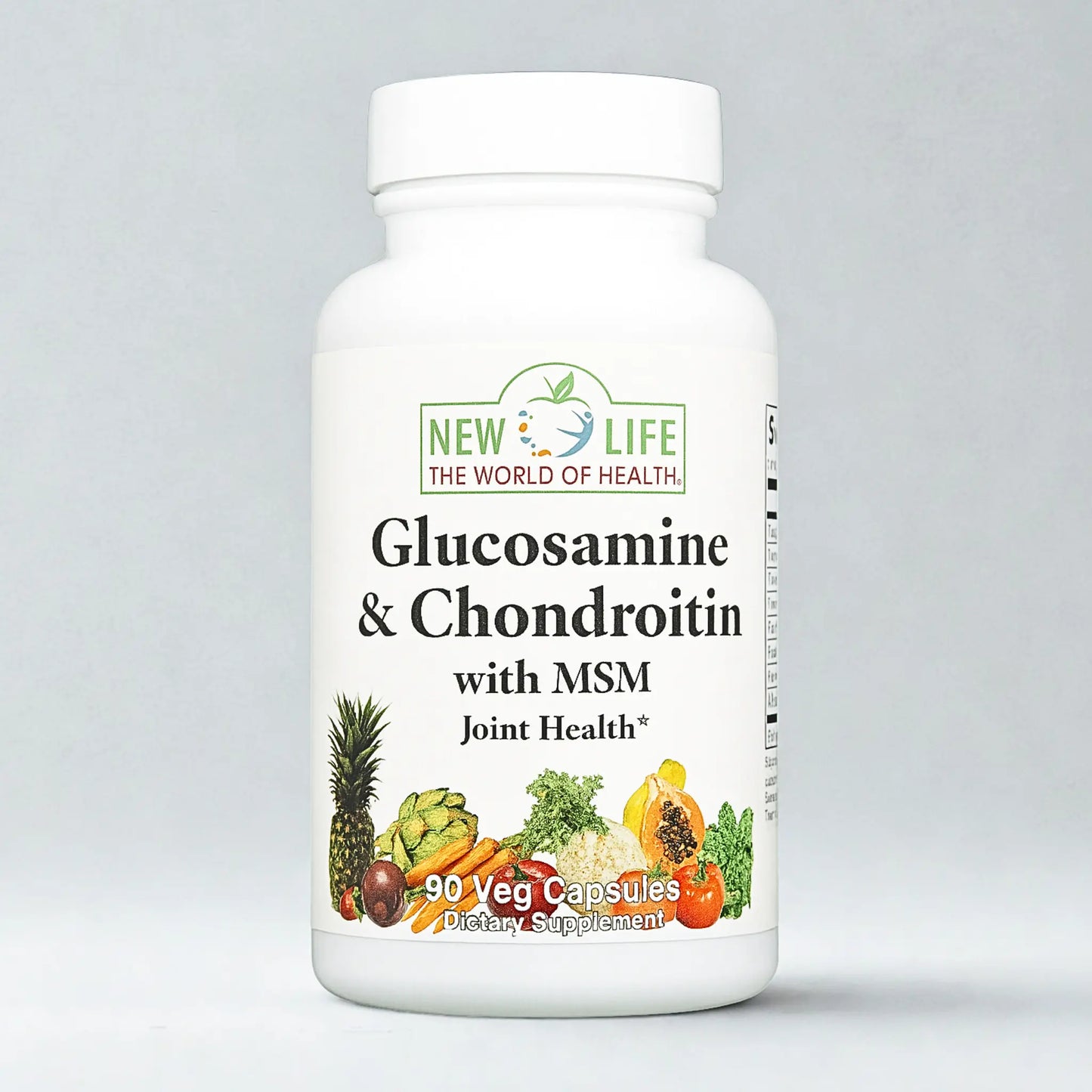 Glucosamine Chondroitin & Msm, 90 Veg Capsules Manteniendo Tu Salud