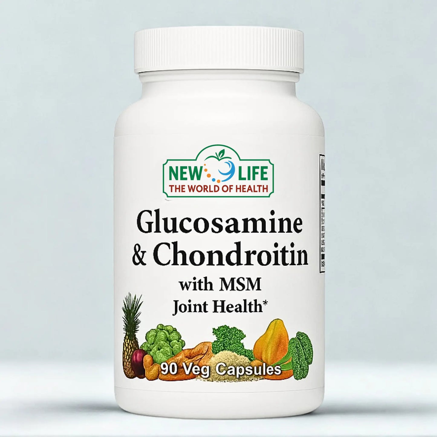 Glucosamine Chondroitin & Msm, 90 Veg Capsules Manteniendo Tu Salud