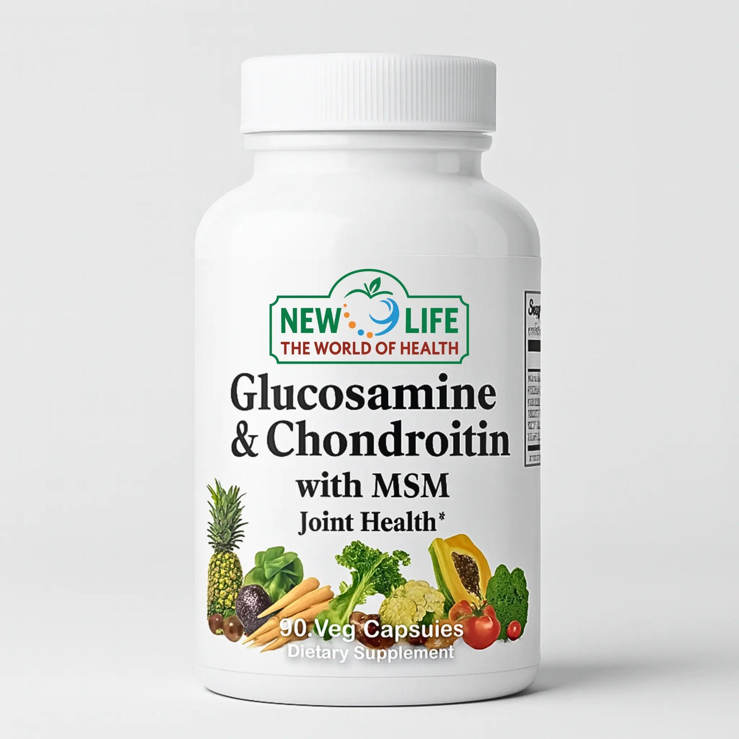 Glucosamine Chondroitin & Msm, 90 Veg Capsules Manteniendo Tu Salud