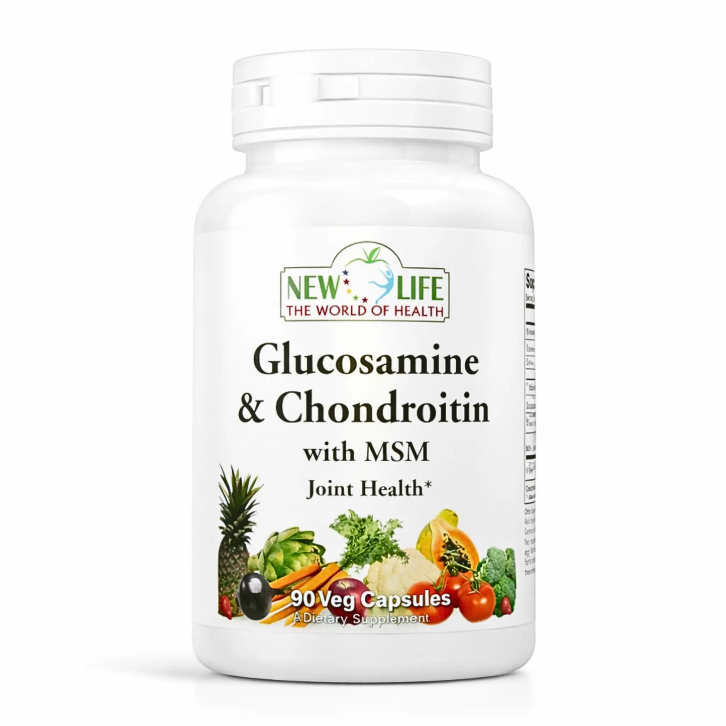 Glucosamine Chondroitin & Msm, 90 Veg Capsules Manteniendo Tu Salud