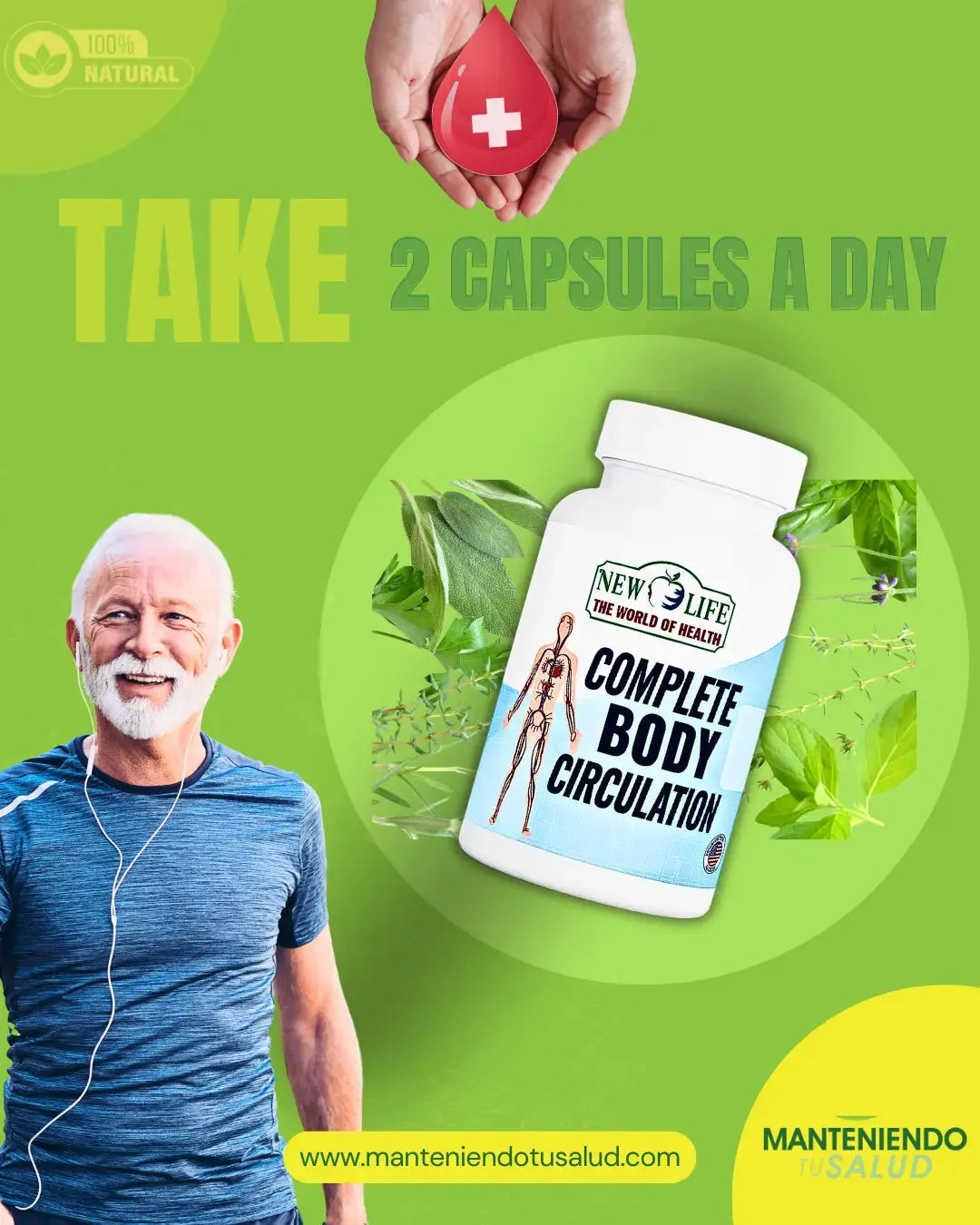 Complete Body Circulation, 60 Capsules Manteniendo Tu Salud