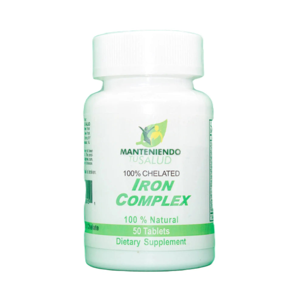 Iron Complex, 29mg, 50 Tablets Manteniendo Tu Salud