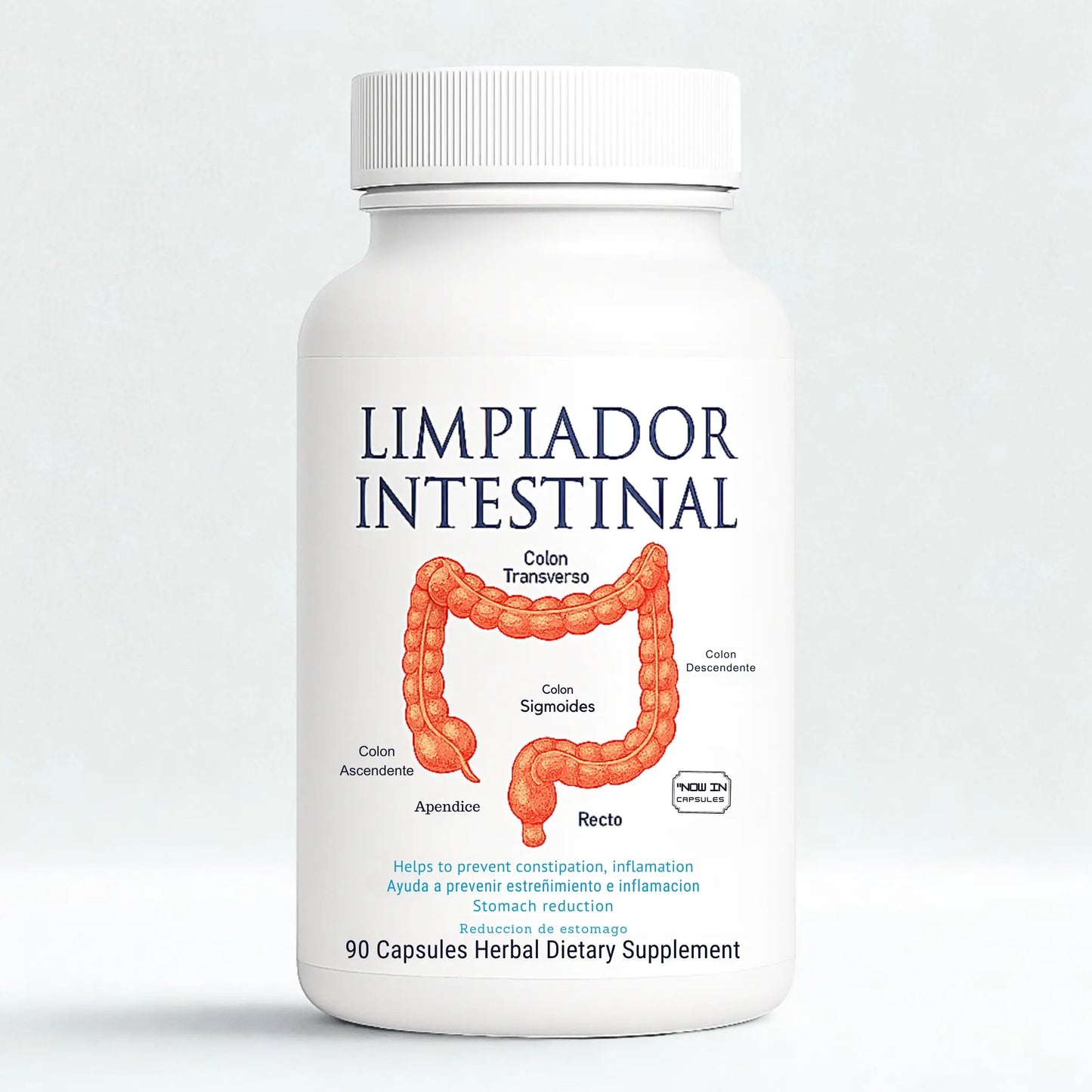 Limpiador Intestinal, 90 Capsules Manteniendo Tu Salud