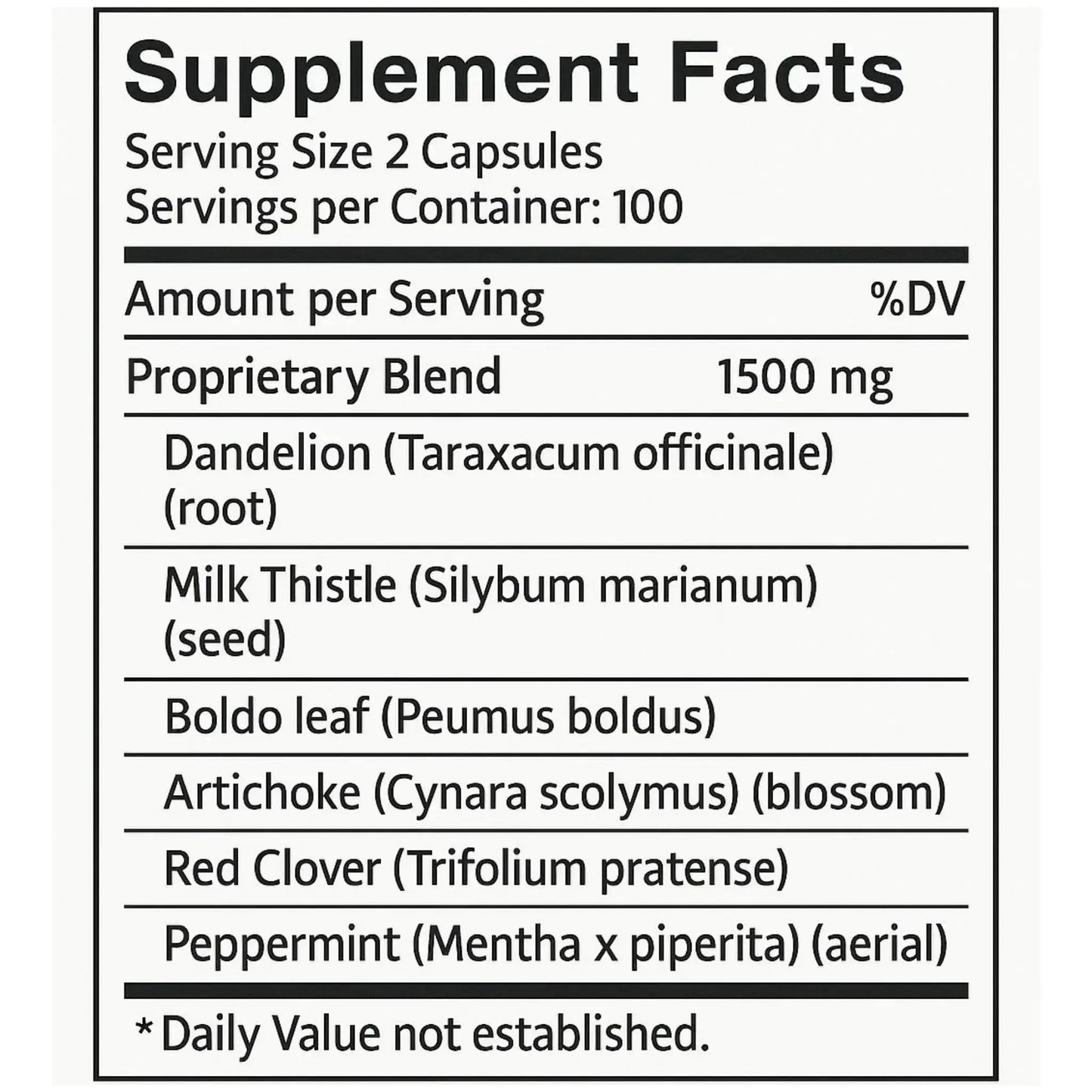 Limpieza Suprema Hígado Riñones y Vesícula, 100 Veg Capsules Manteniendo Tu Salud