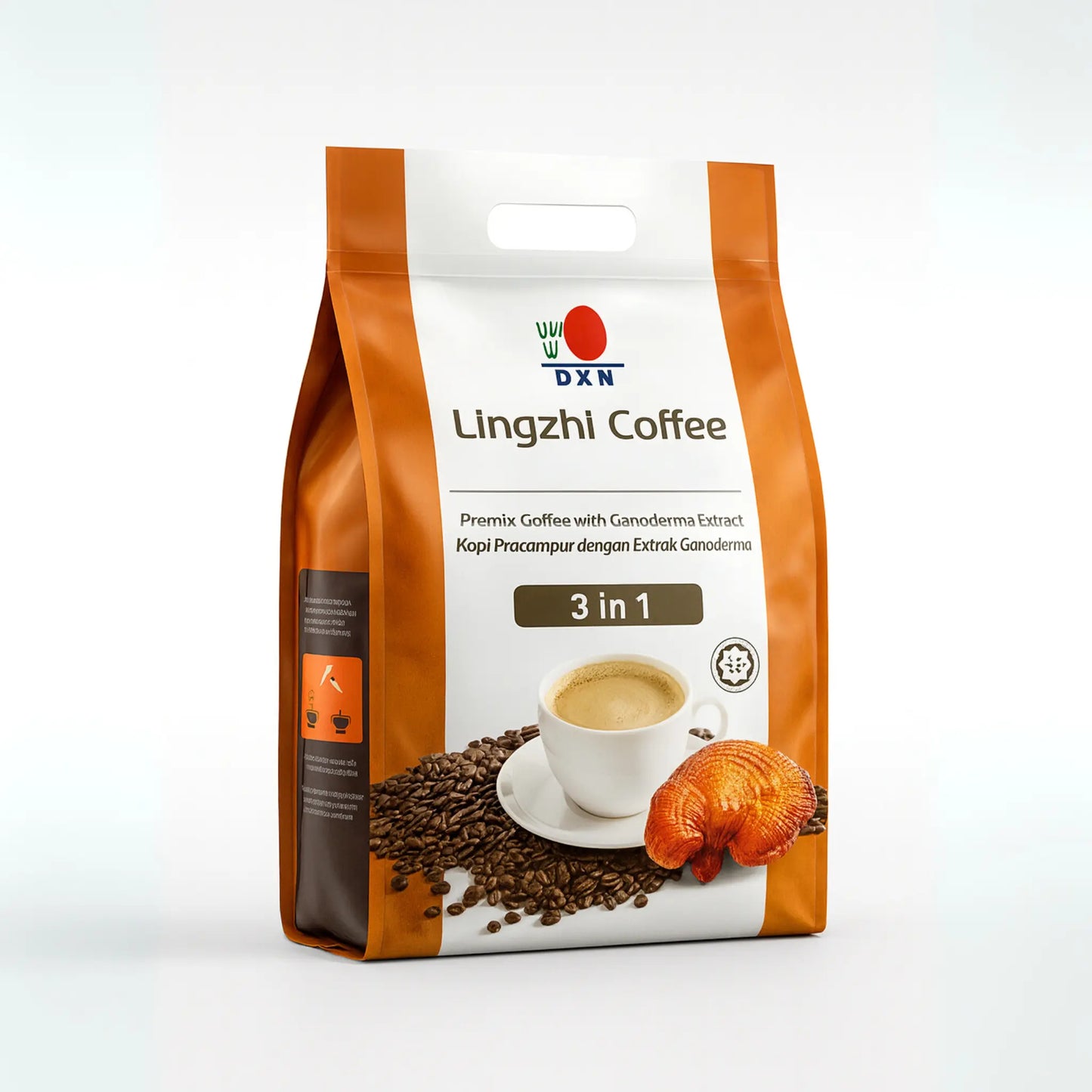 Lingzhi Coffee  3 in 1, 20 Pack DXN