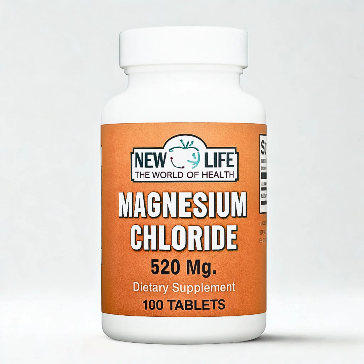Magnesium Chloride, 520 mg, 100 Tablets Manteniendo Tu Salud