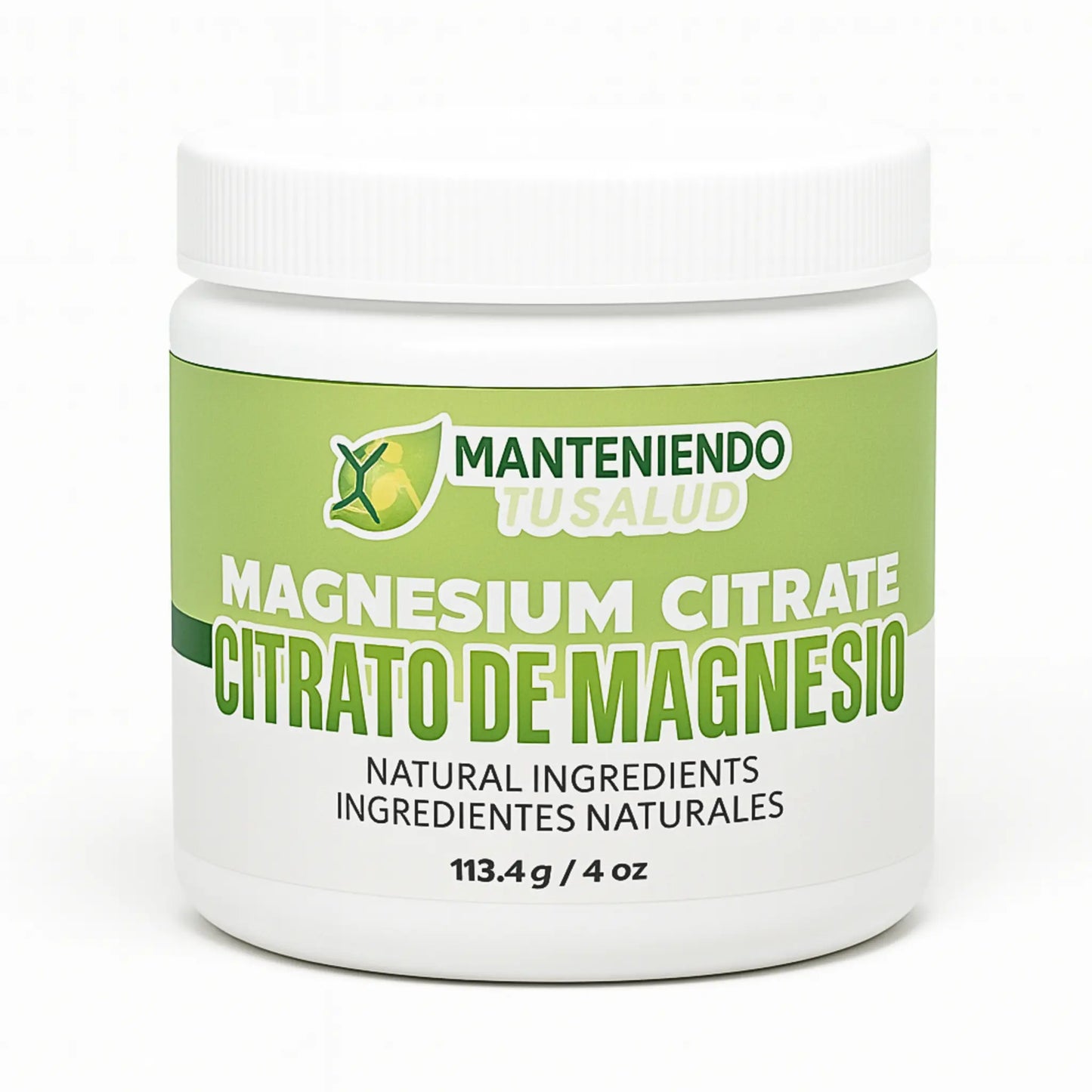 Magnesium Citrate Powder, 4 Oz Manteniendo Tu Salud