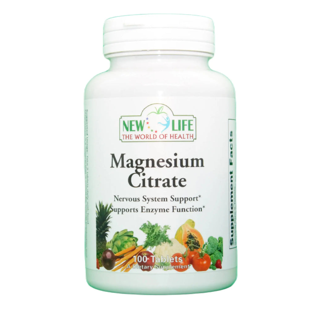 Magnesium Citrate, 400mg, 100 Tablets Manteniendo Tu Salud