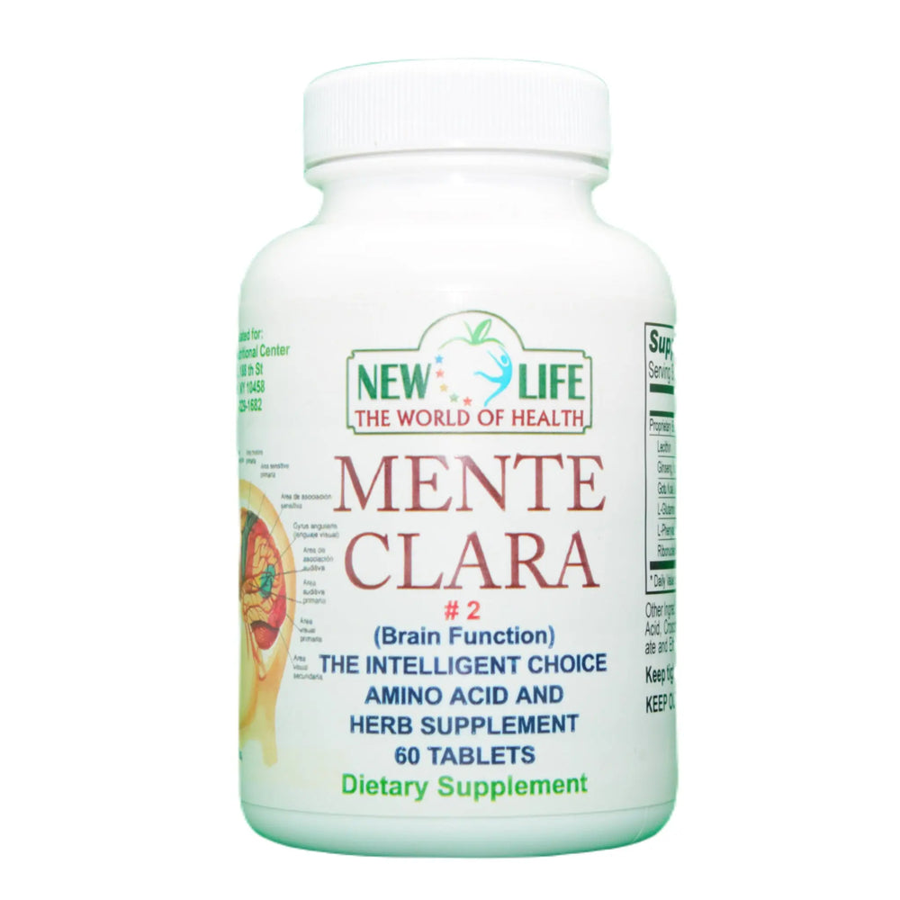 Mente Clara 2, 2,250mg, 60 Tablets Manteniendo Tu Salud