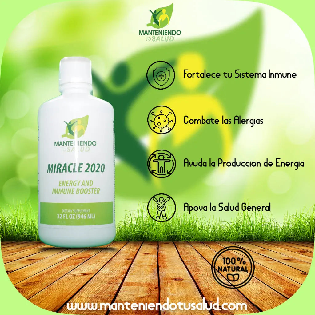 
                  
                    Miracle 2020, Liquid Multivitamin, 32oz Manteniendo Tu Salud
                  
                