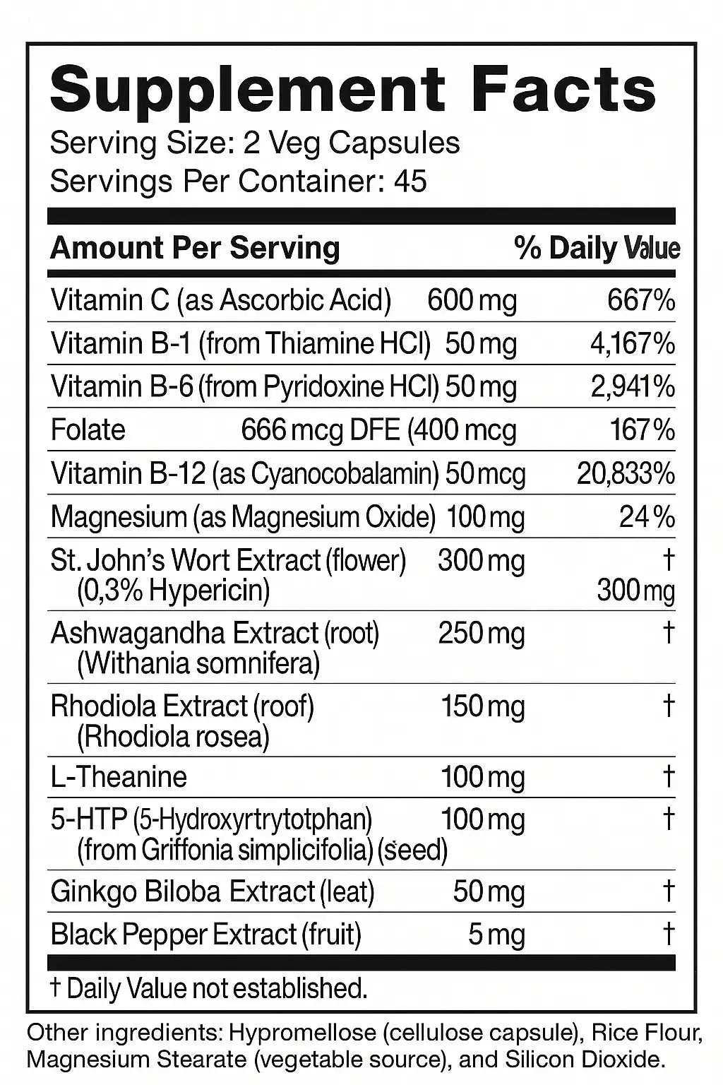 Mood Support, 90 Veg Capsules Manteniendo Tu Salud