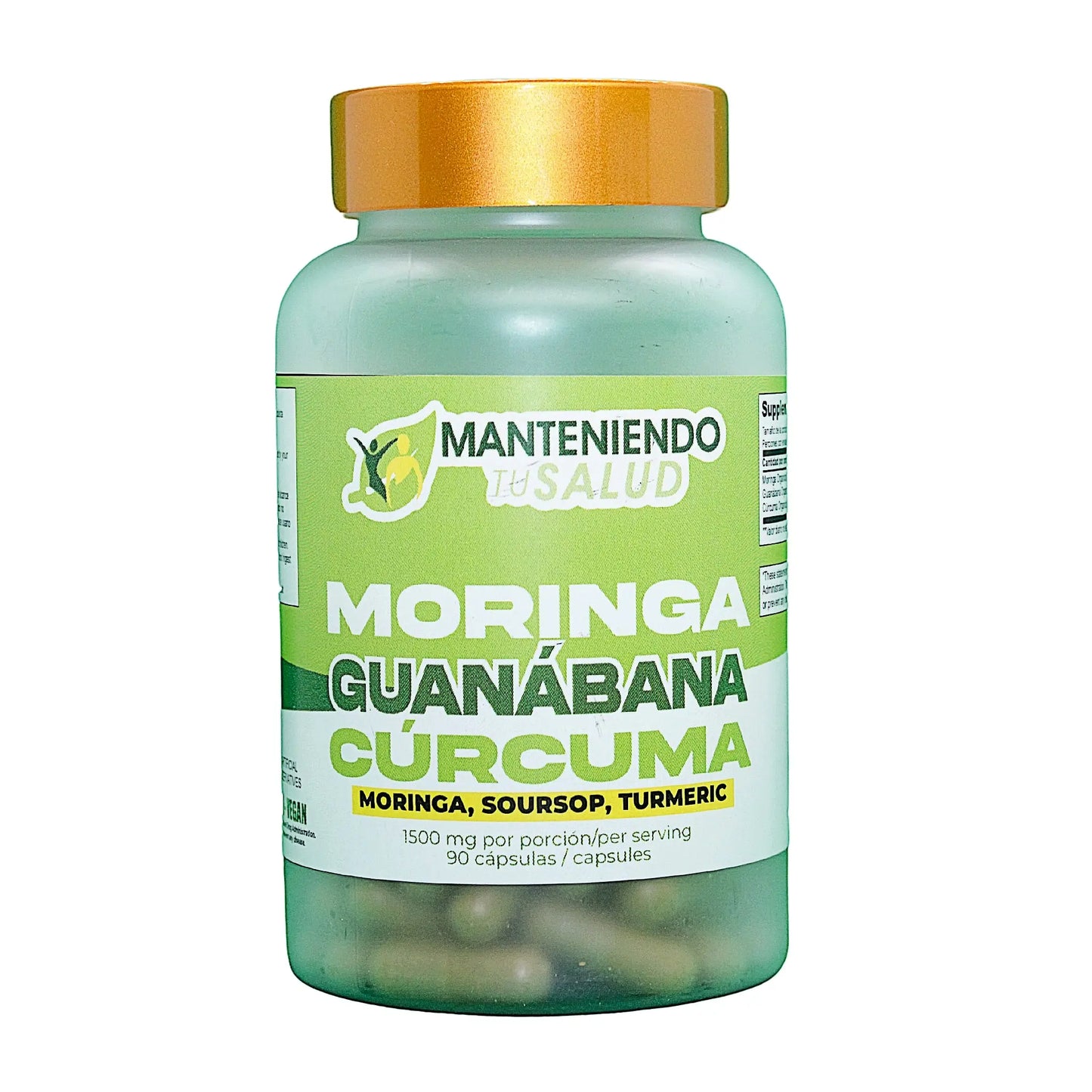 Moringa, Guanaba y Curcuma, 90 Capsules Manteniendo Tu Salud